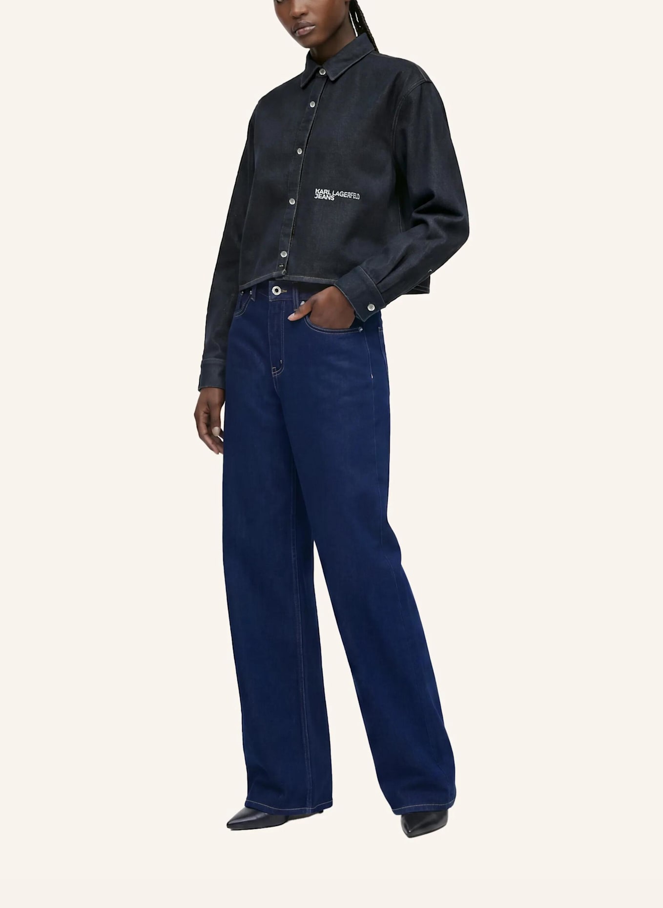 KARL LAGERFELD JEANS Jeans: DUNKELBLAU