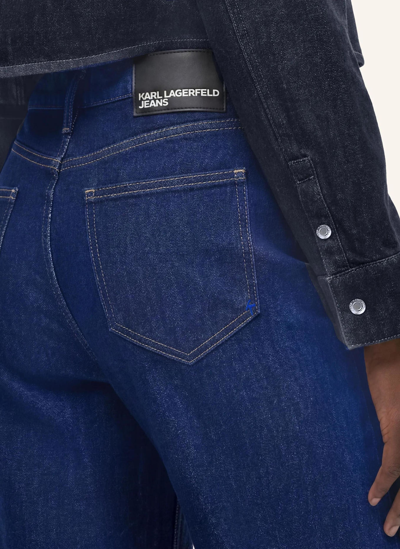 KARL LAGERFELD JEANS Jeans: DUNKELBLAU