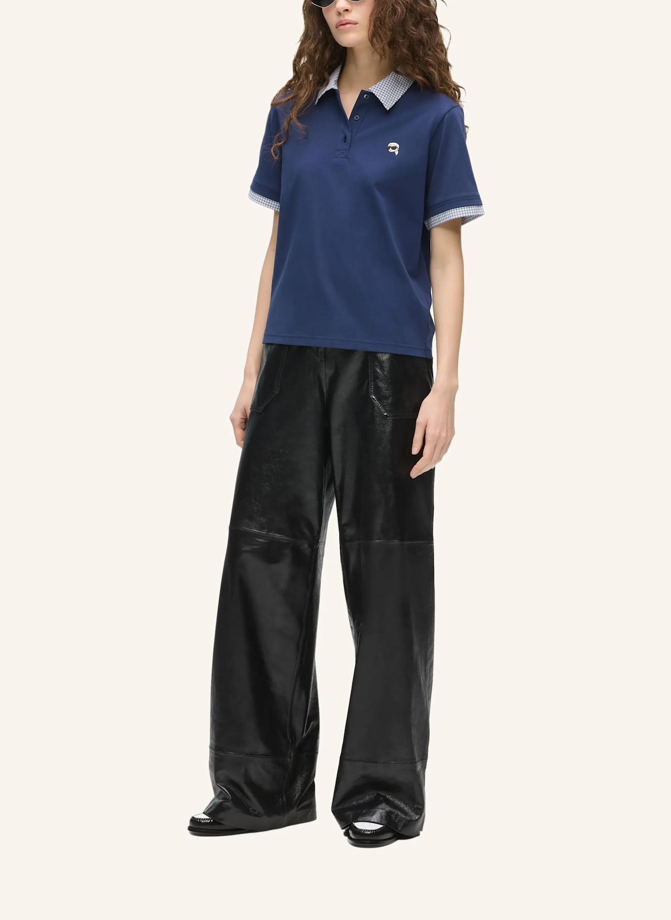 KARL LAGERFELD T-shirt: DUNKELBLAU