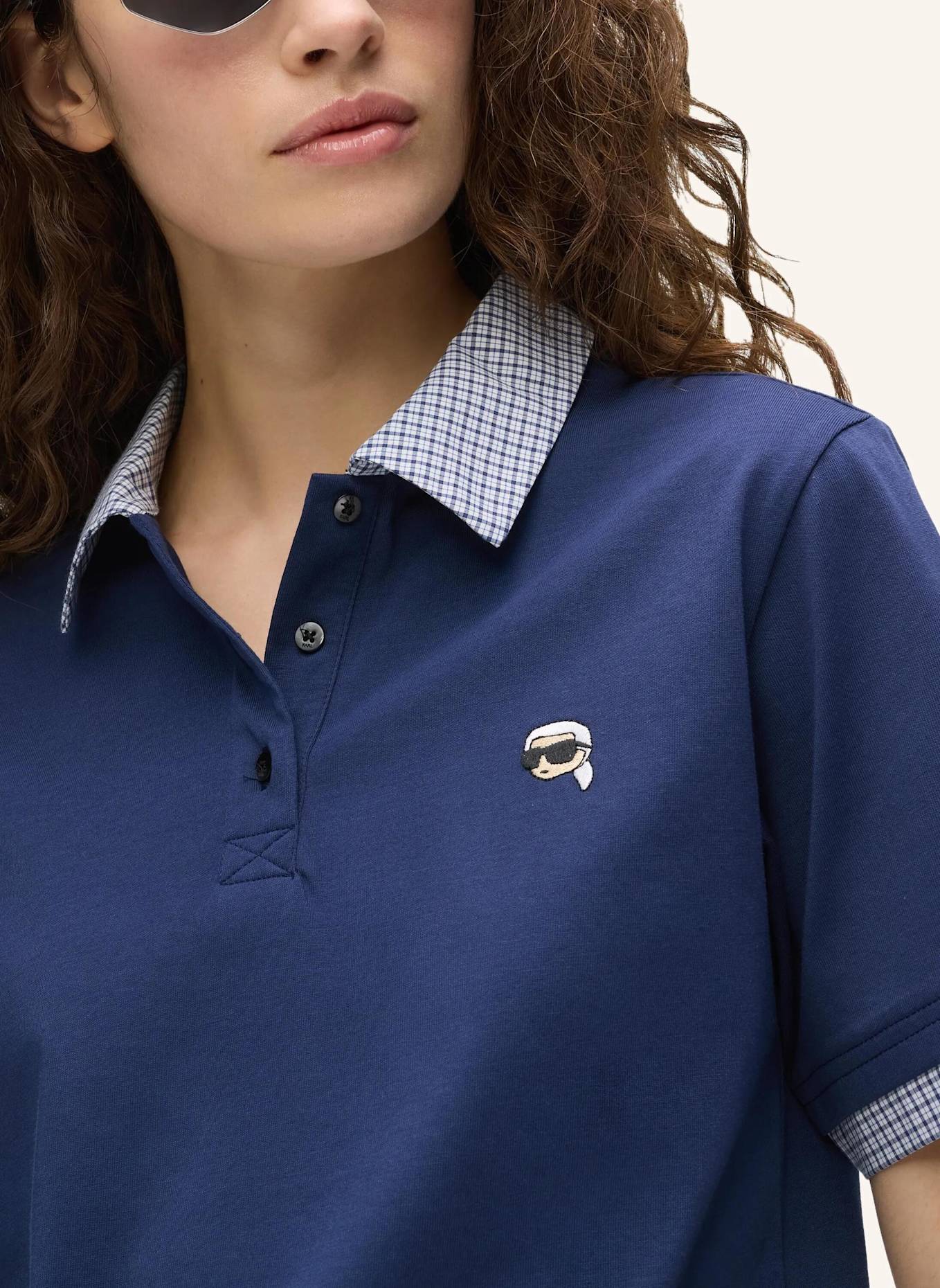KARL LAGERFELD T-shirt: DUNKELBLAU