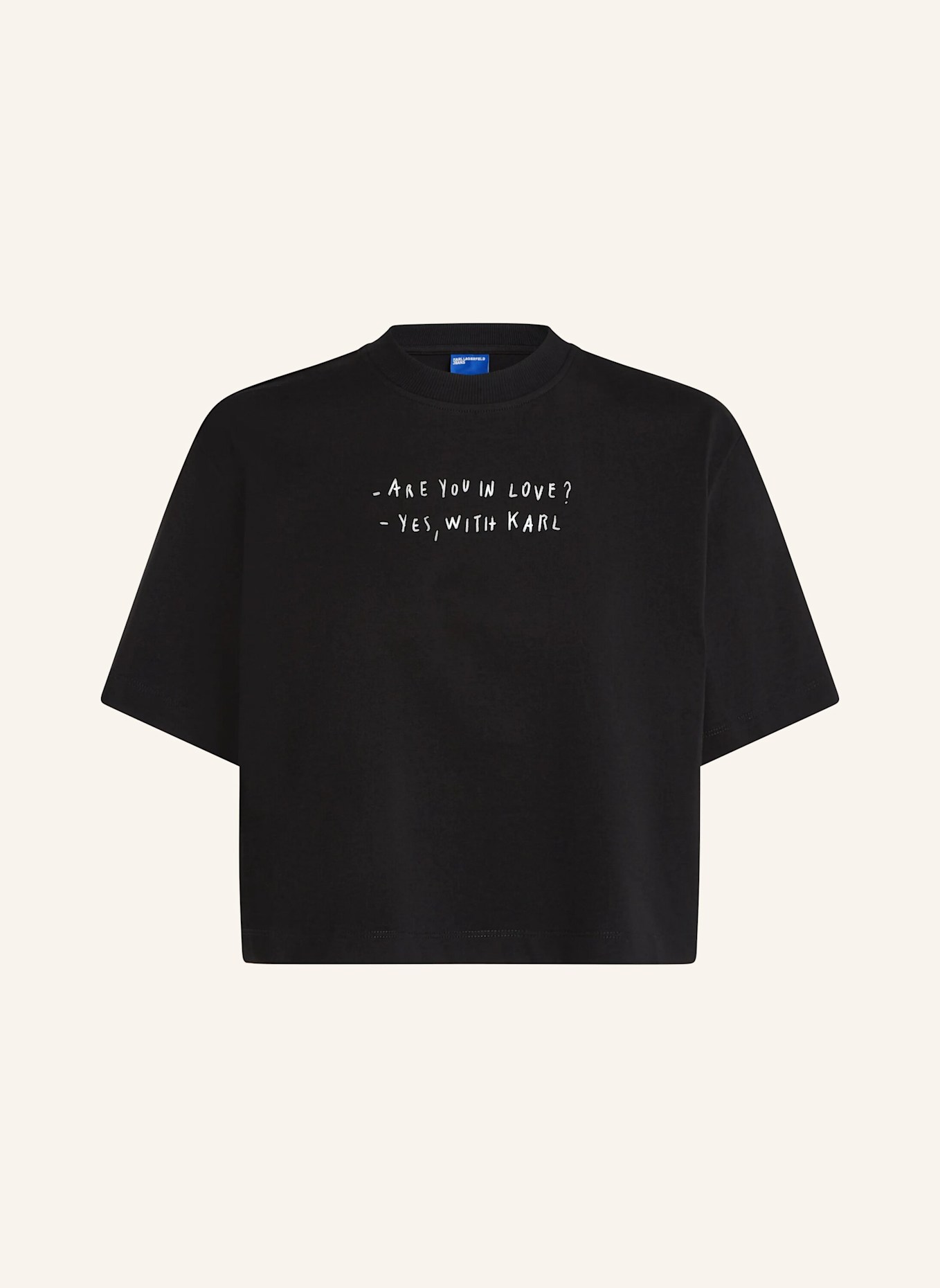 KARL LAGERFELD JEANS T-shirt: SCHWARZ