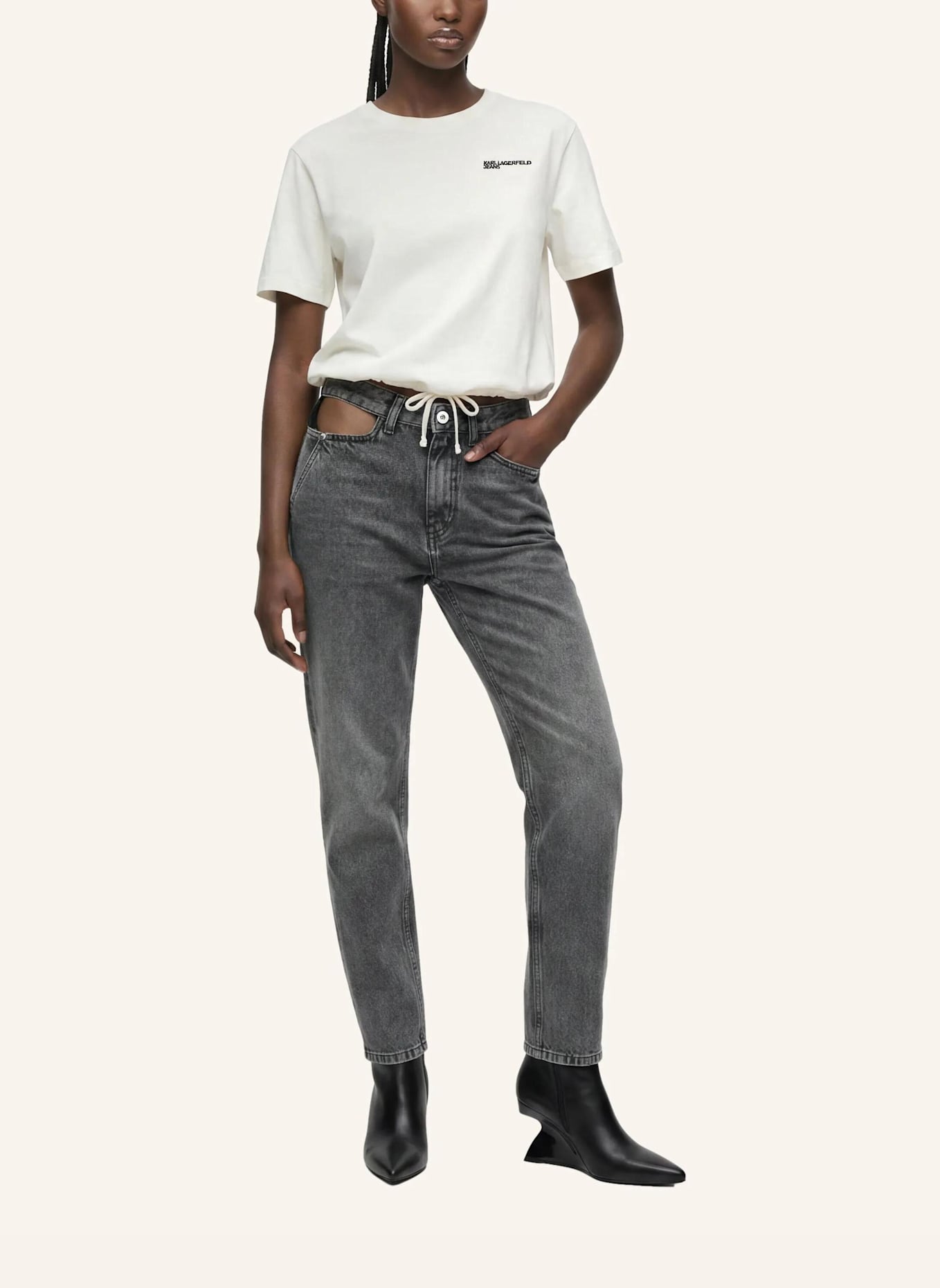 KARL LAGERFELD JEANS Jeans: SCHWARZ