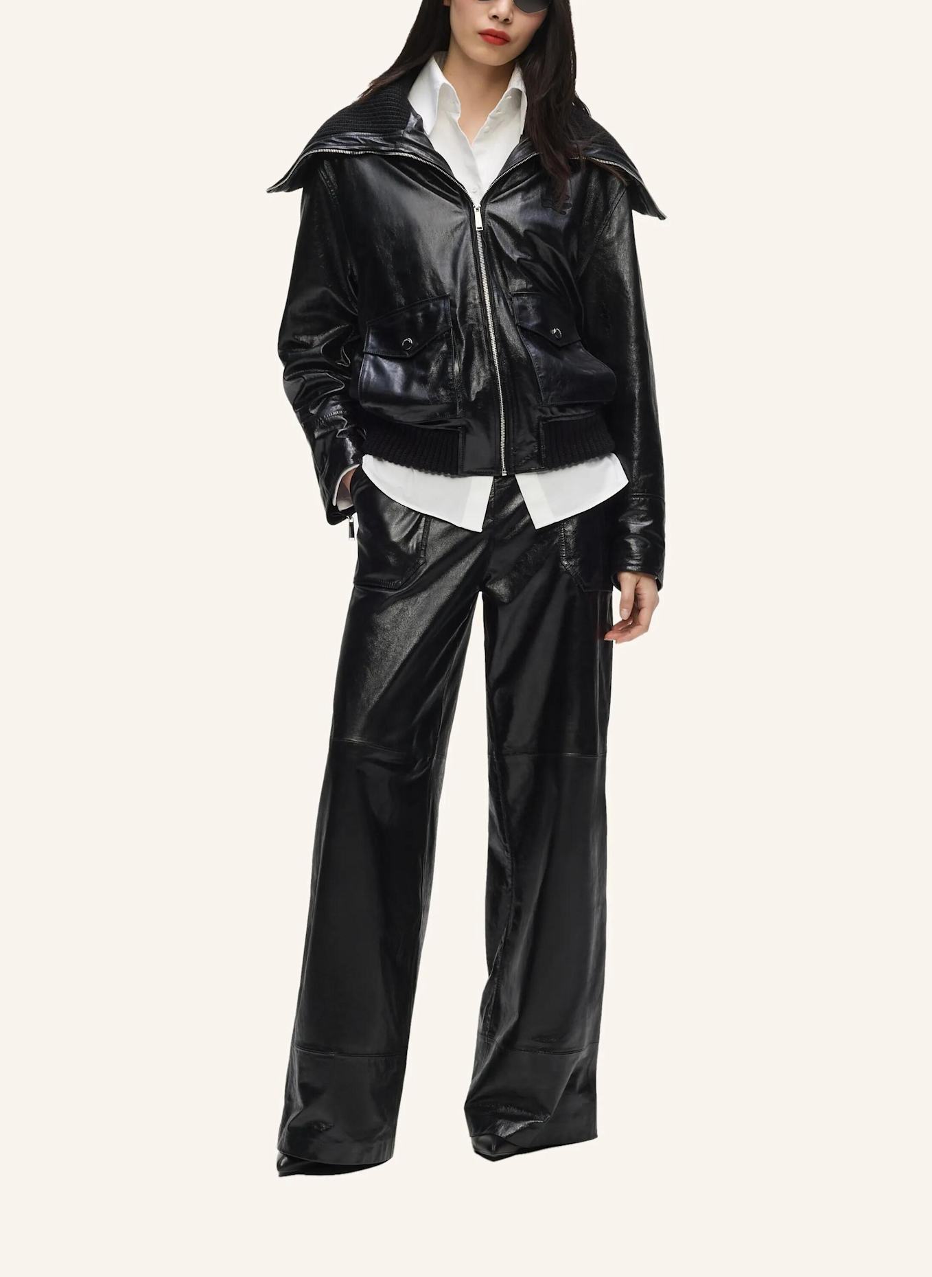 KARL LAGERFELD Hose: SCHWARZ