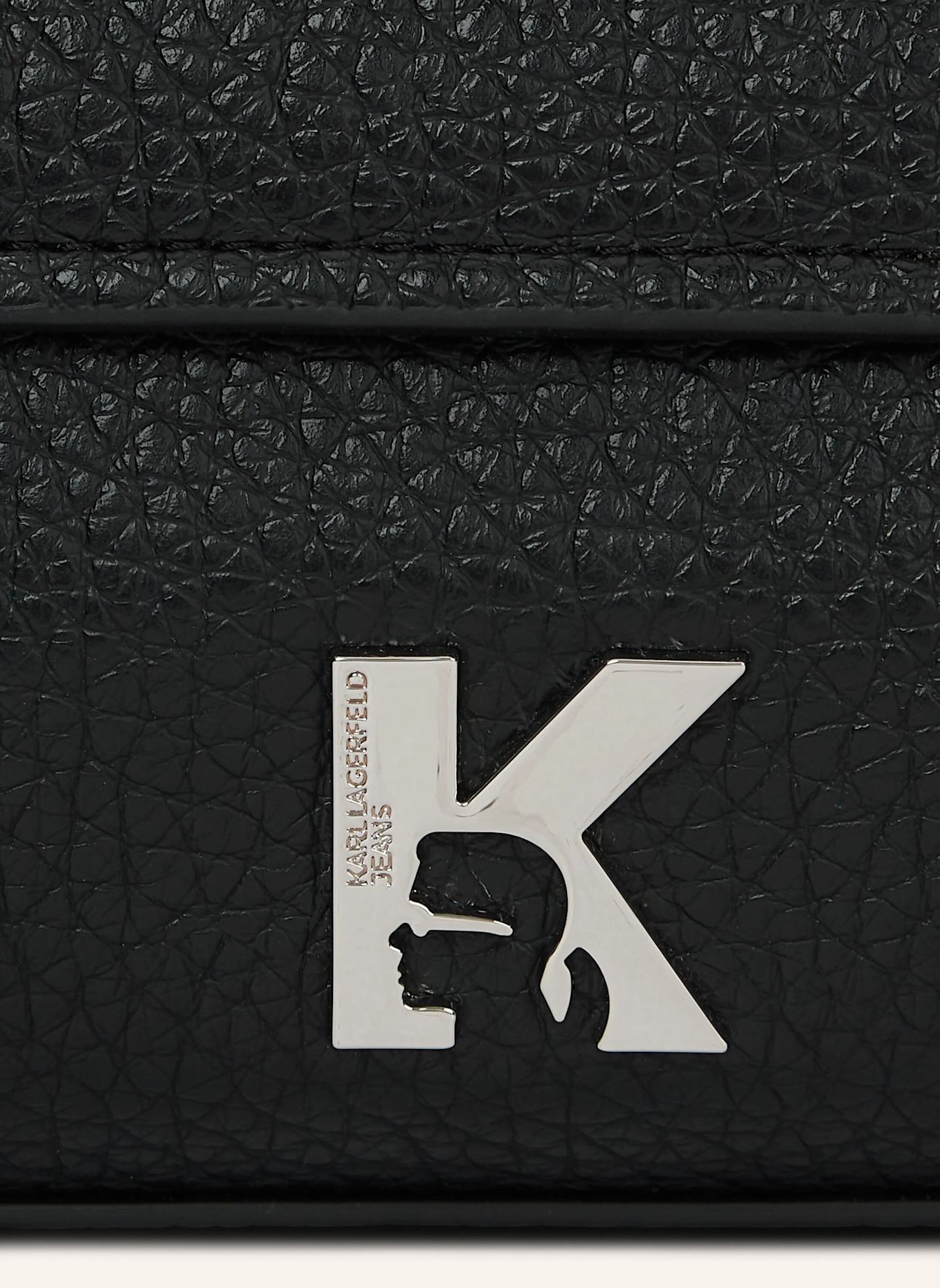 KARL LAGERFELD JEANS Schultertasche: SCHWARZ