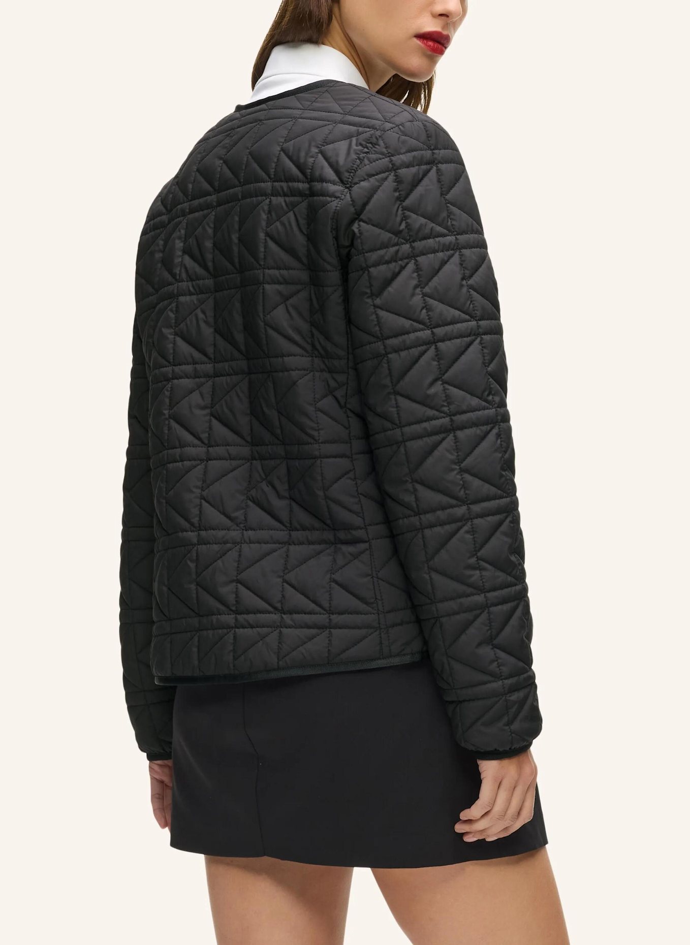 KARL LAGERFELD Mantel: SCHWARZ