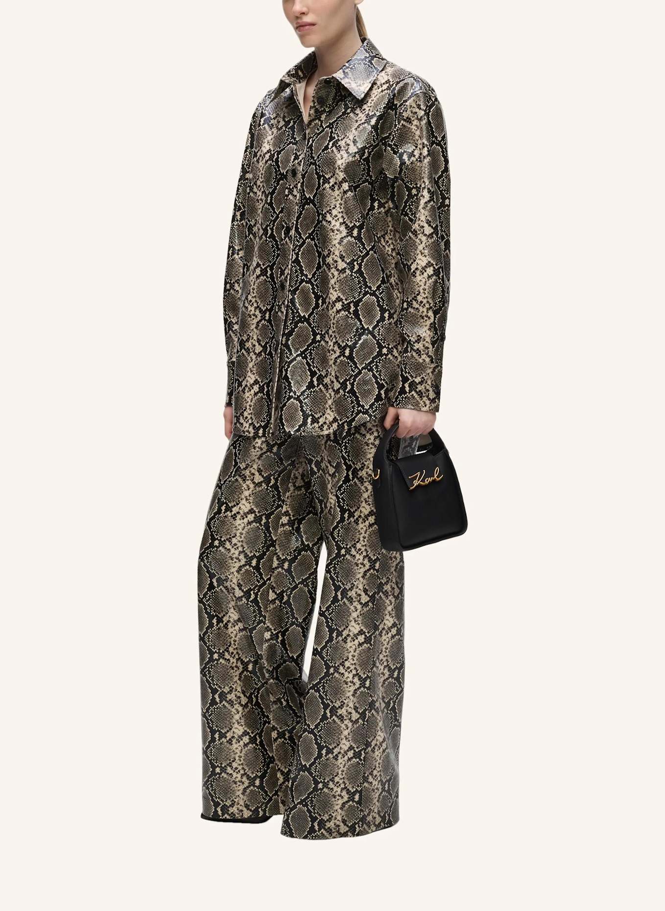 KARL LAGERFELD Hose: BRAUN