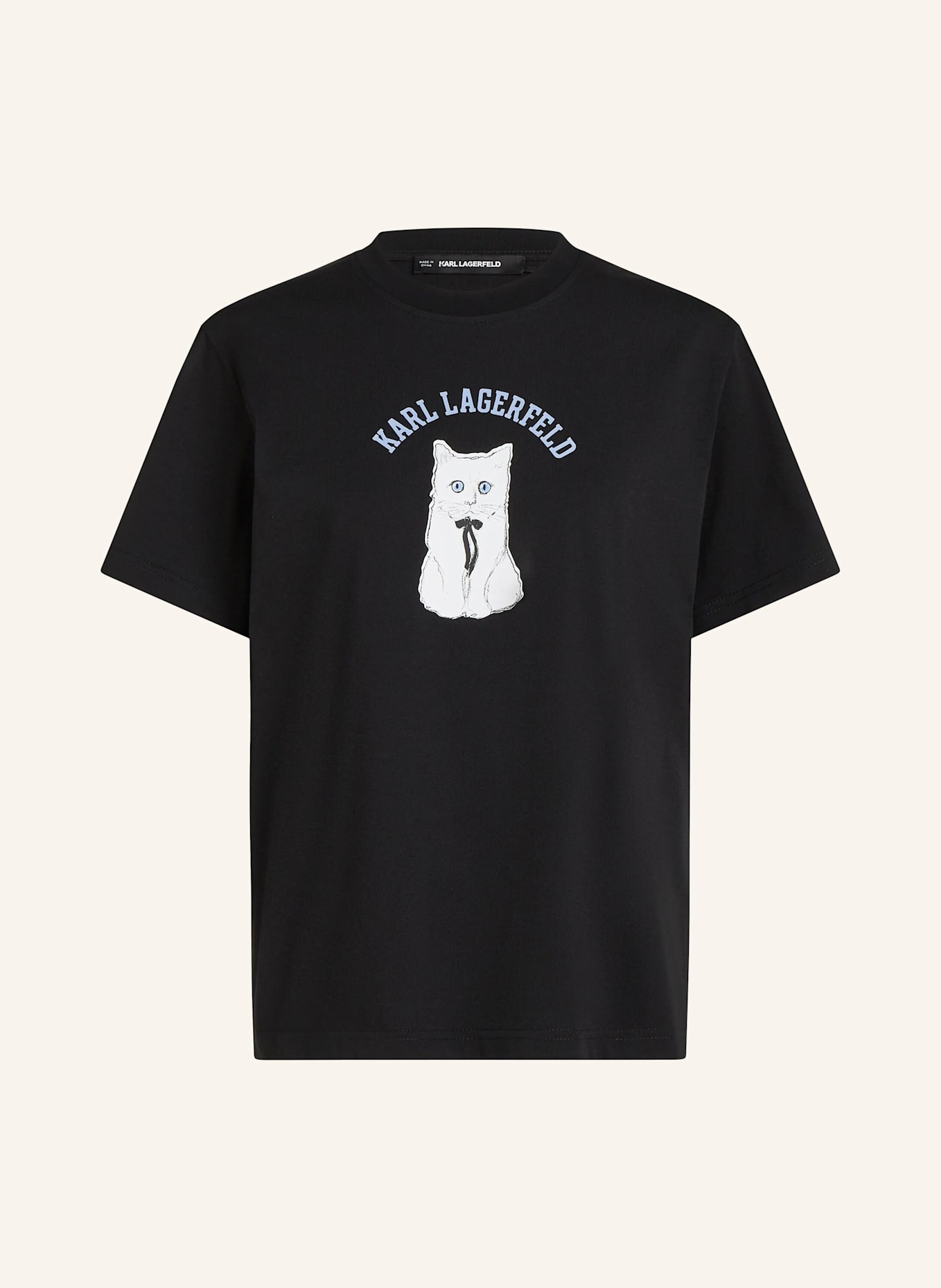 KARL LAGERFELD T-shirt: SCHWARZ
