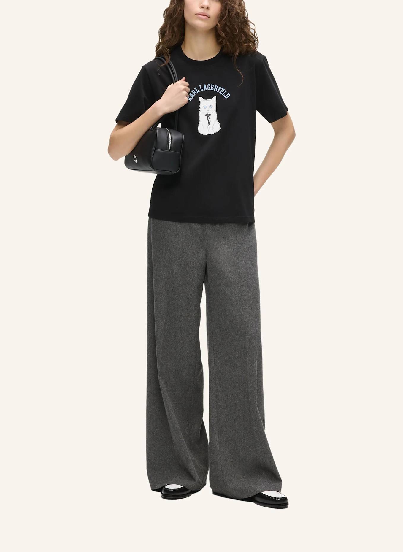 KARL LAGERFELD T-shirt: SCHWARZ