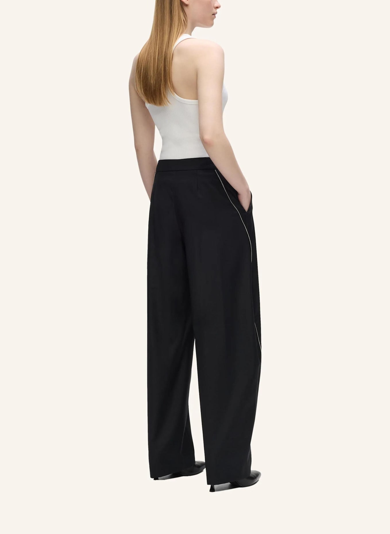 KARL LAGERFELD Hose: SCHWARZ