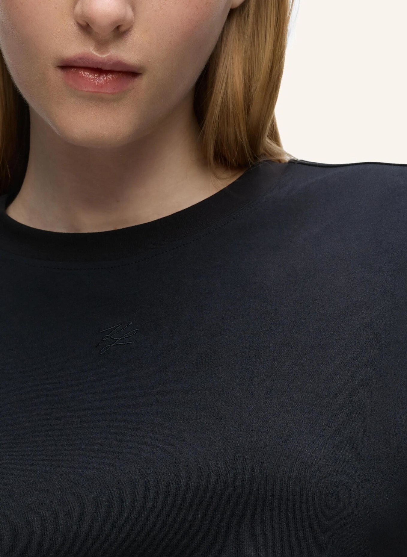 KARL LAGERFELD T-shirt: SCHWARZ