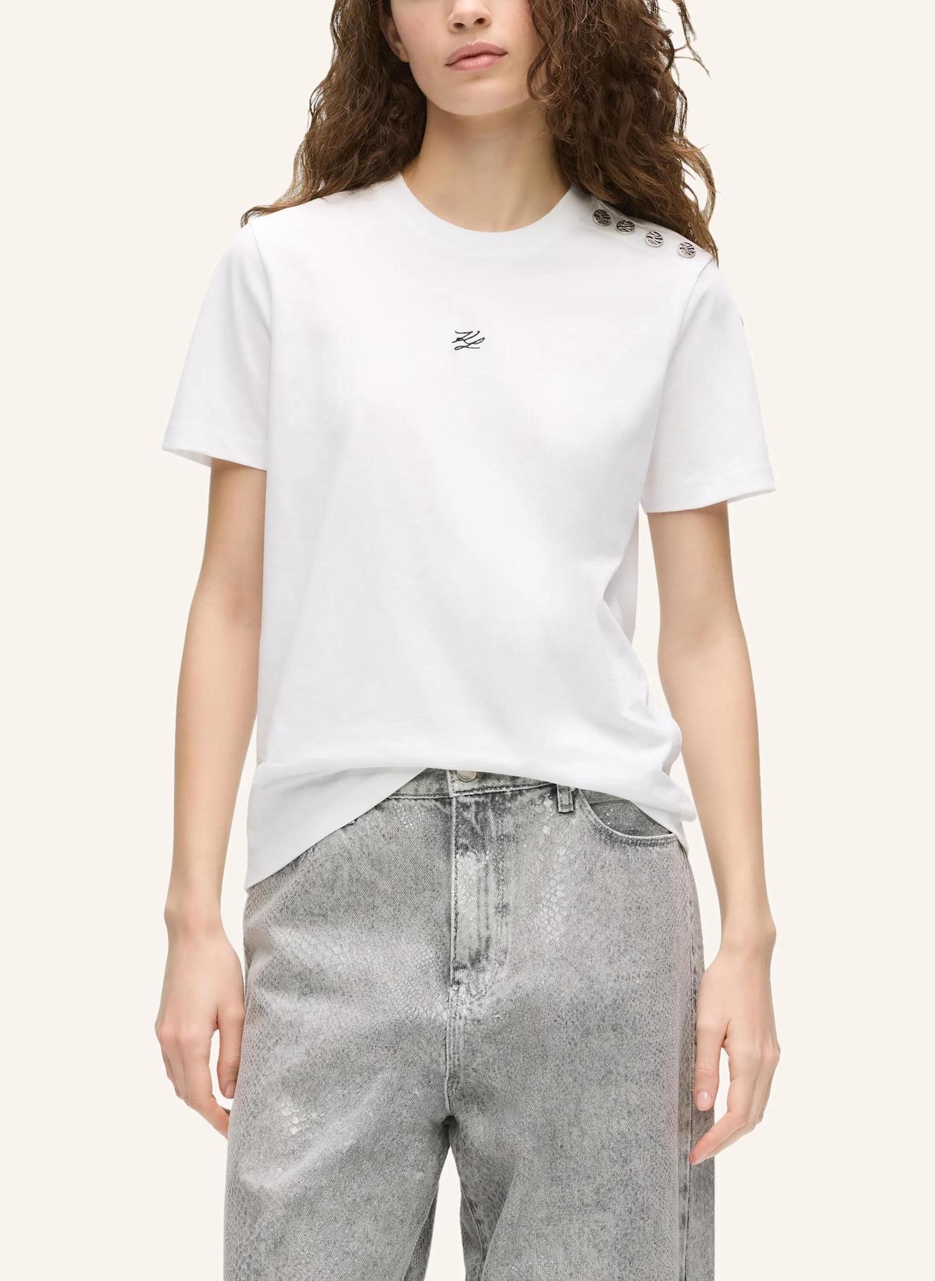 KARL LAGERFELD T-shirt: WEISS