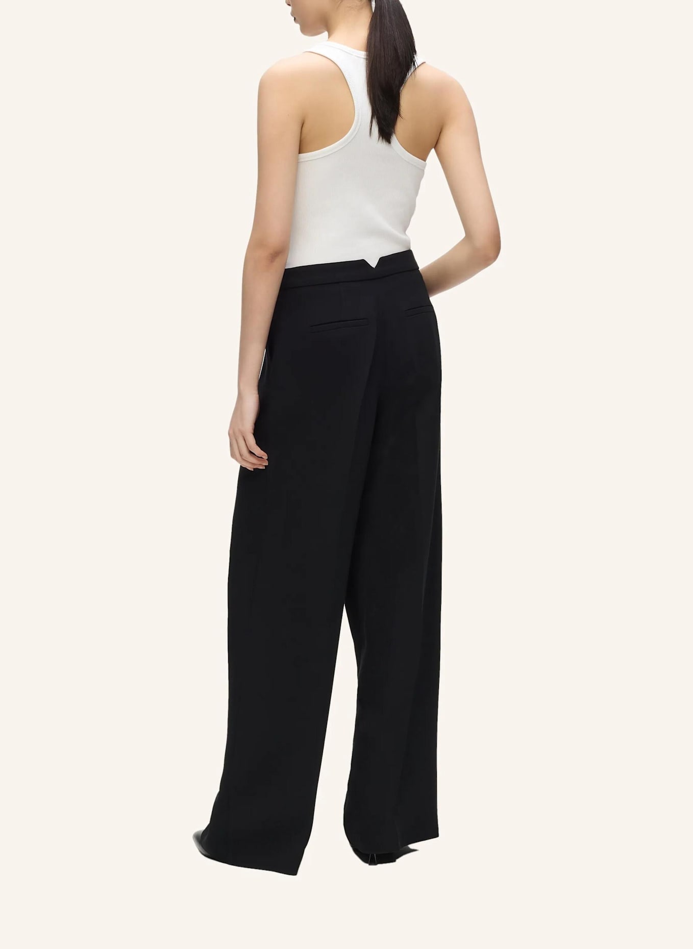 KARL LAGERFELD Hose: SCHWARZ