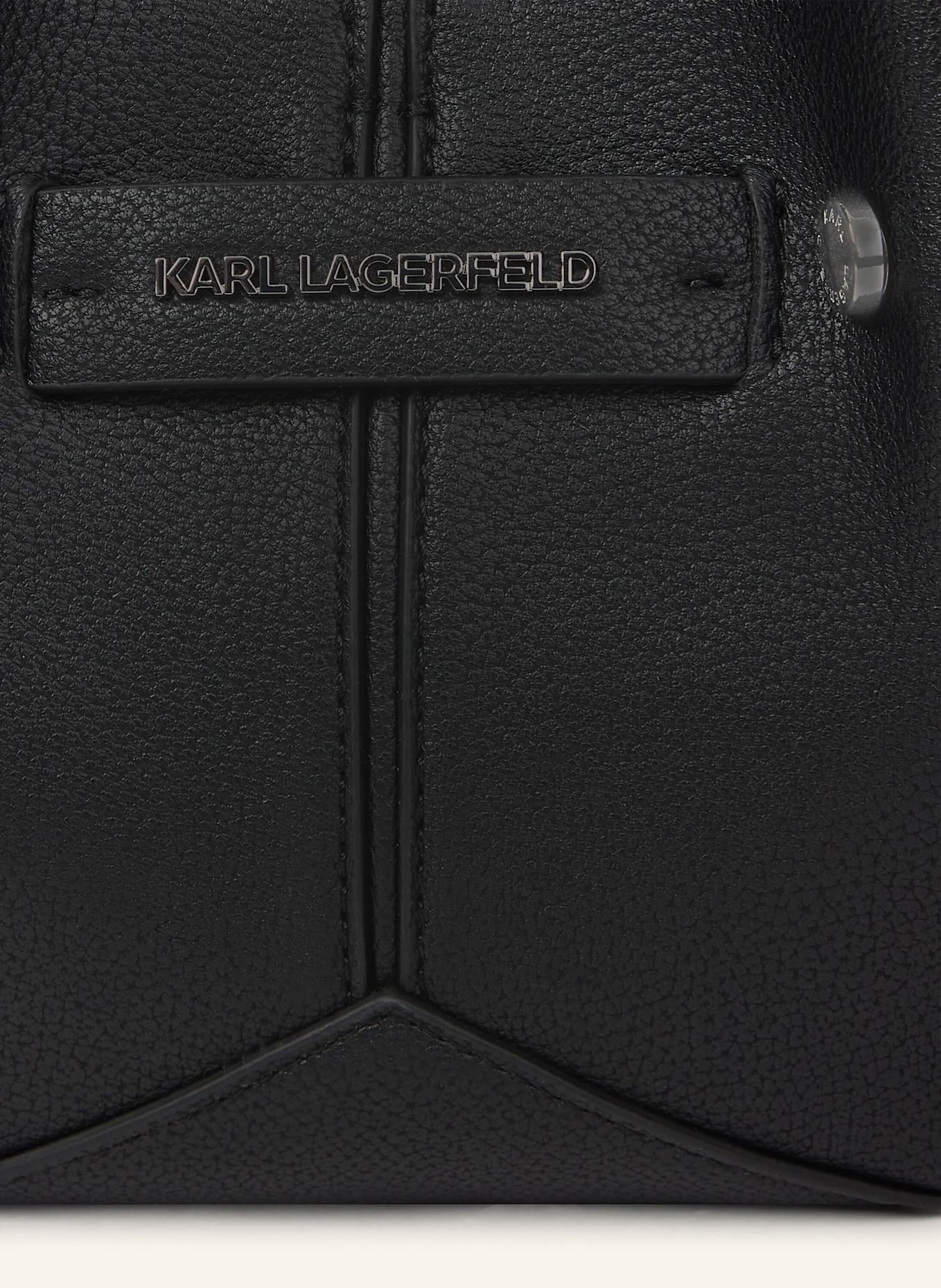 KARL LAGERFELD Handtasche: SCHWARZ