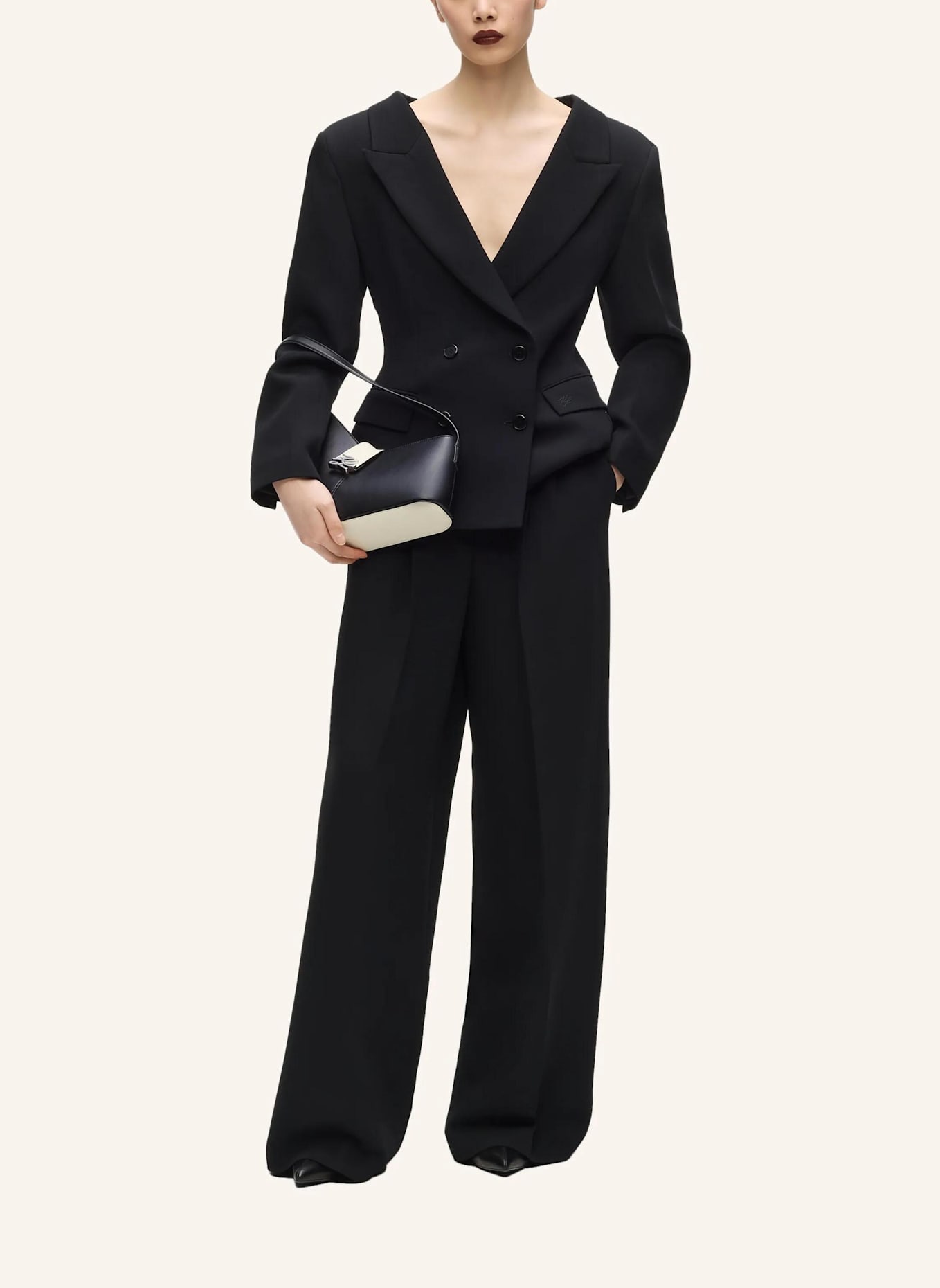 KARL LAGERFELD Hose: SCHWARZ