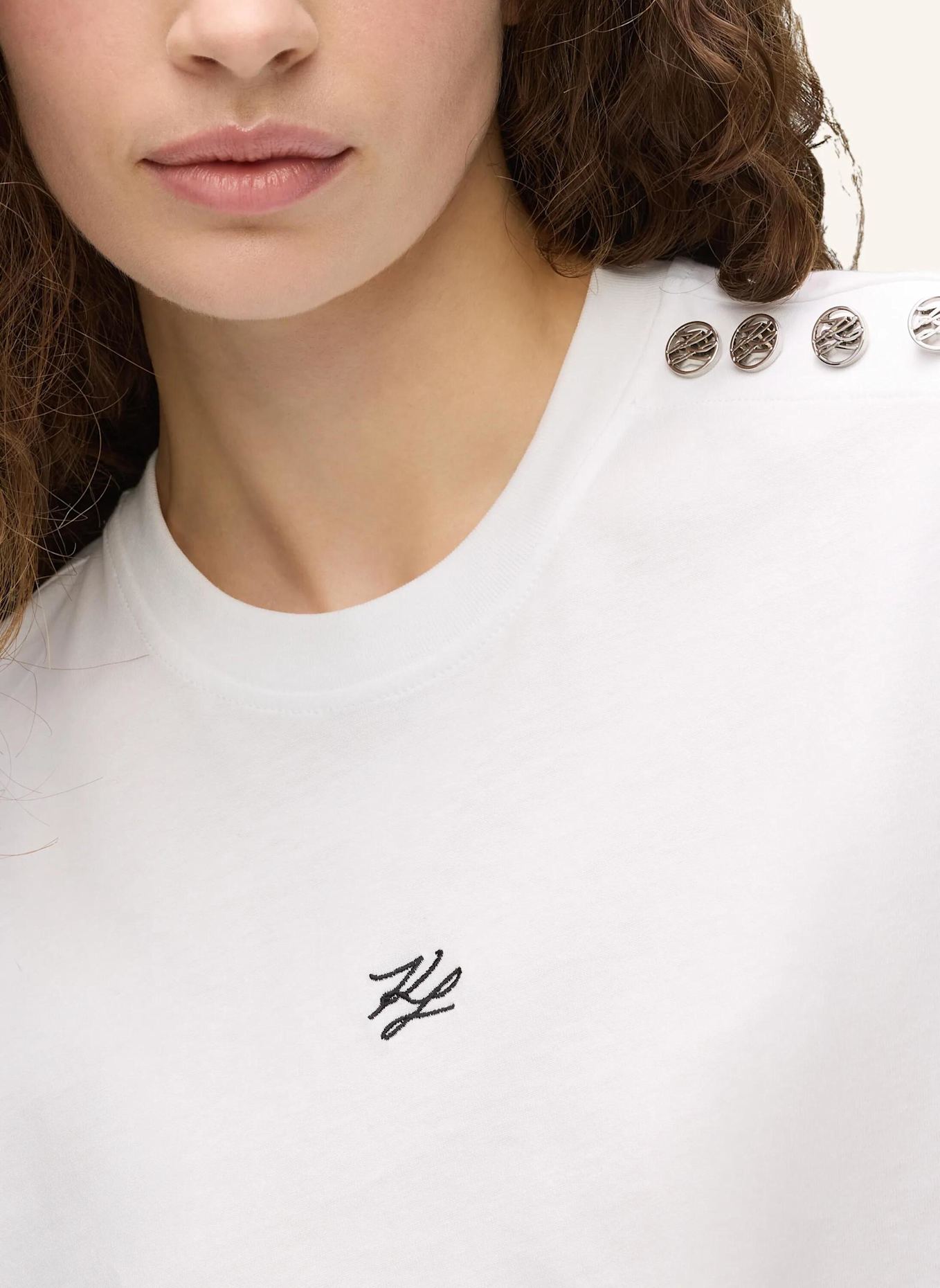 KARL LAGERFELD T-shirt: WEISS