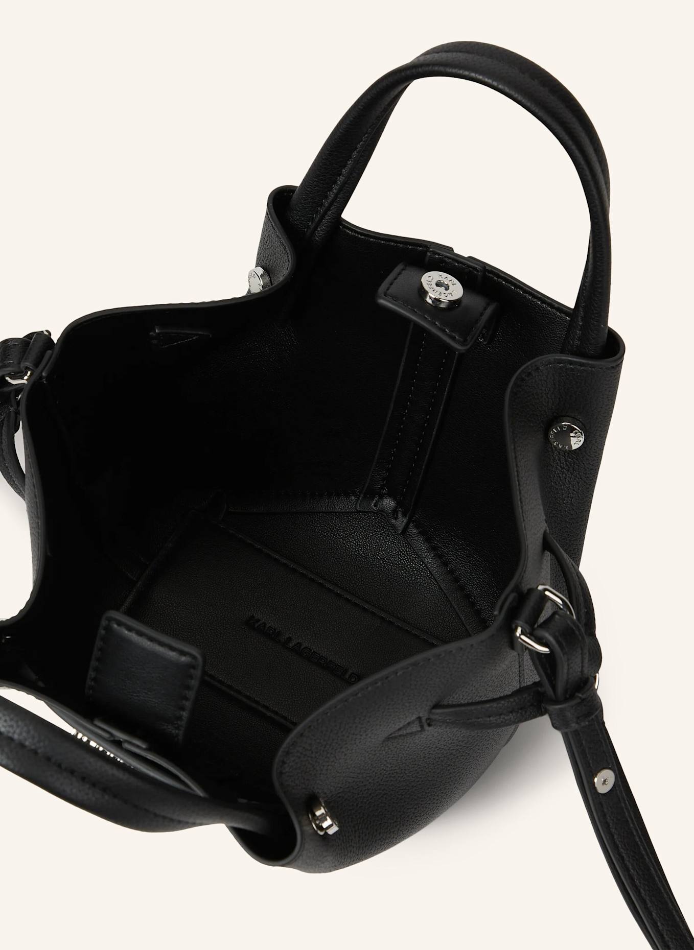 KARL LAGERFELD Handtasche: SCHWARZ