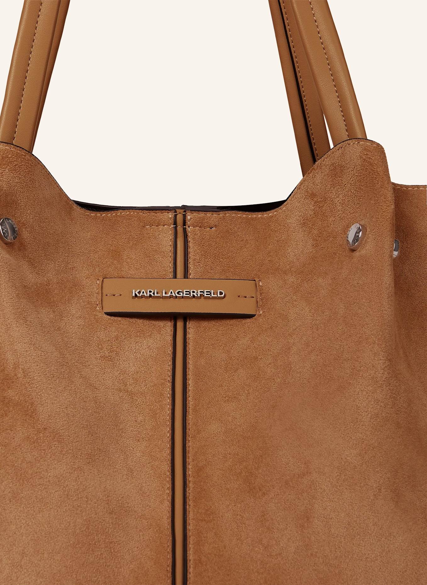 KARL LAGERFELD Handtasche: BRAUN