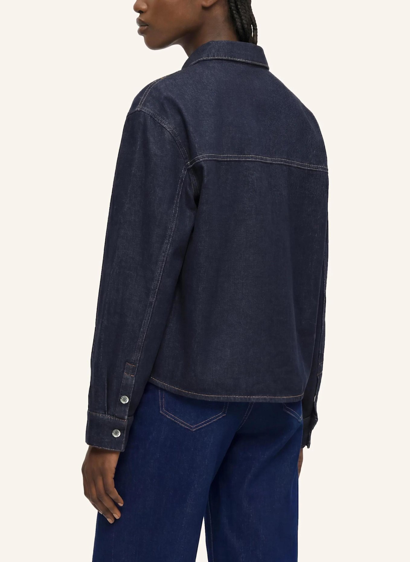 KARL LAGERFELD JEANS Bluse: DUNKELBLAU