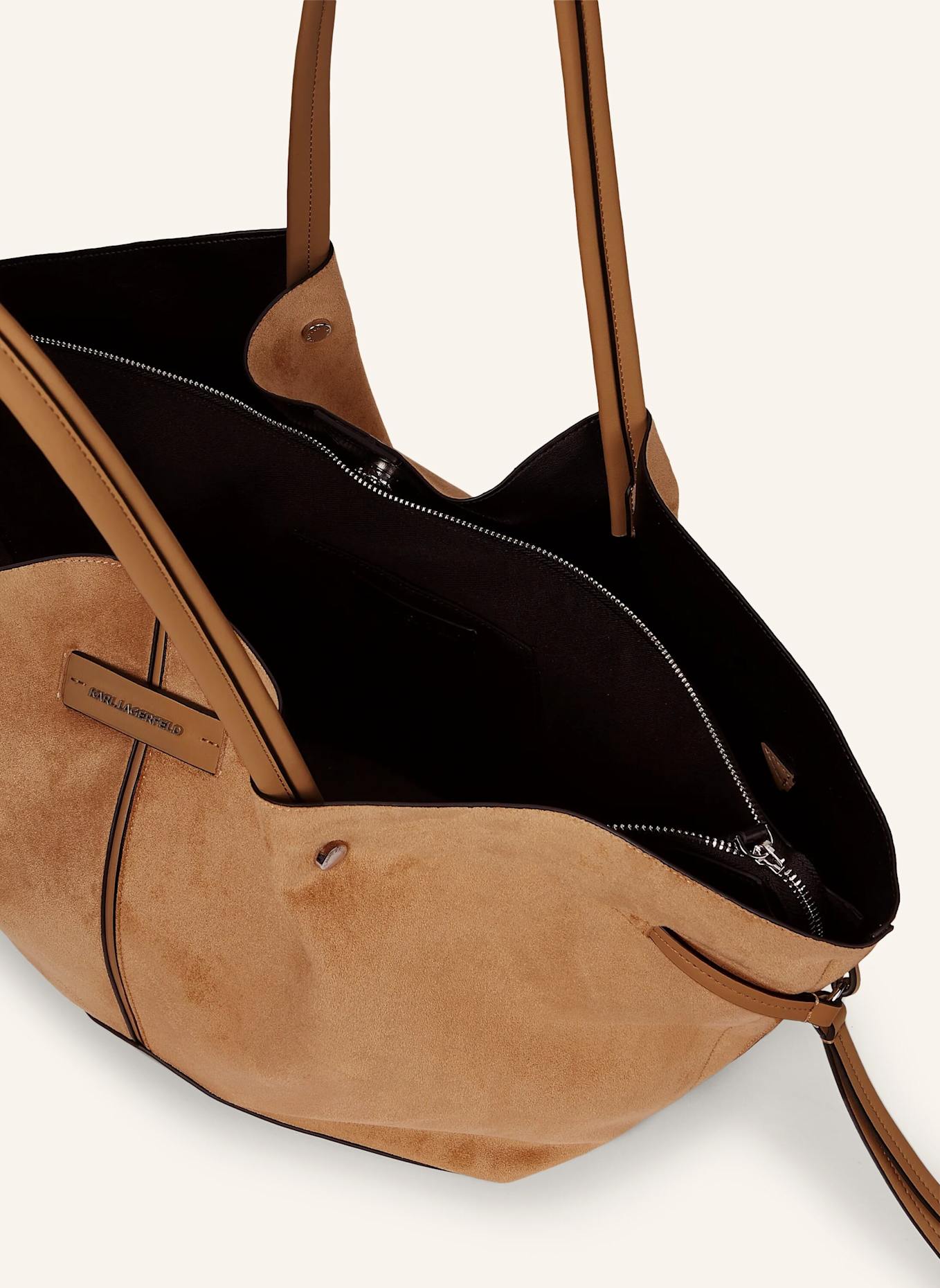 KARL LAGERFELD Handtasche: BRAUN