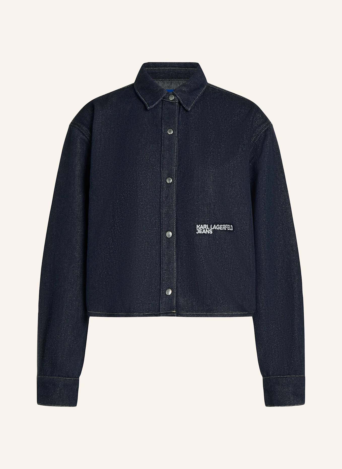 KARL LAGERFELD JEANS Bluse: DUNKELBLAU
