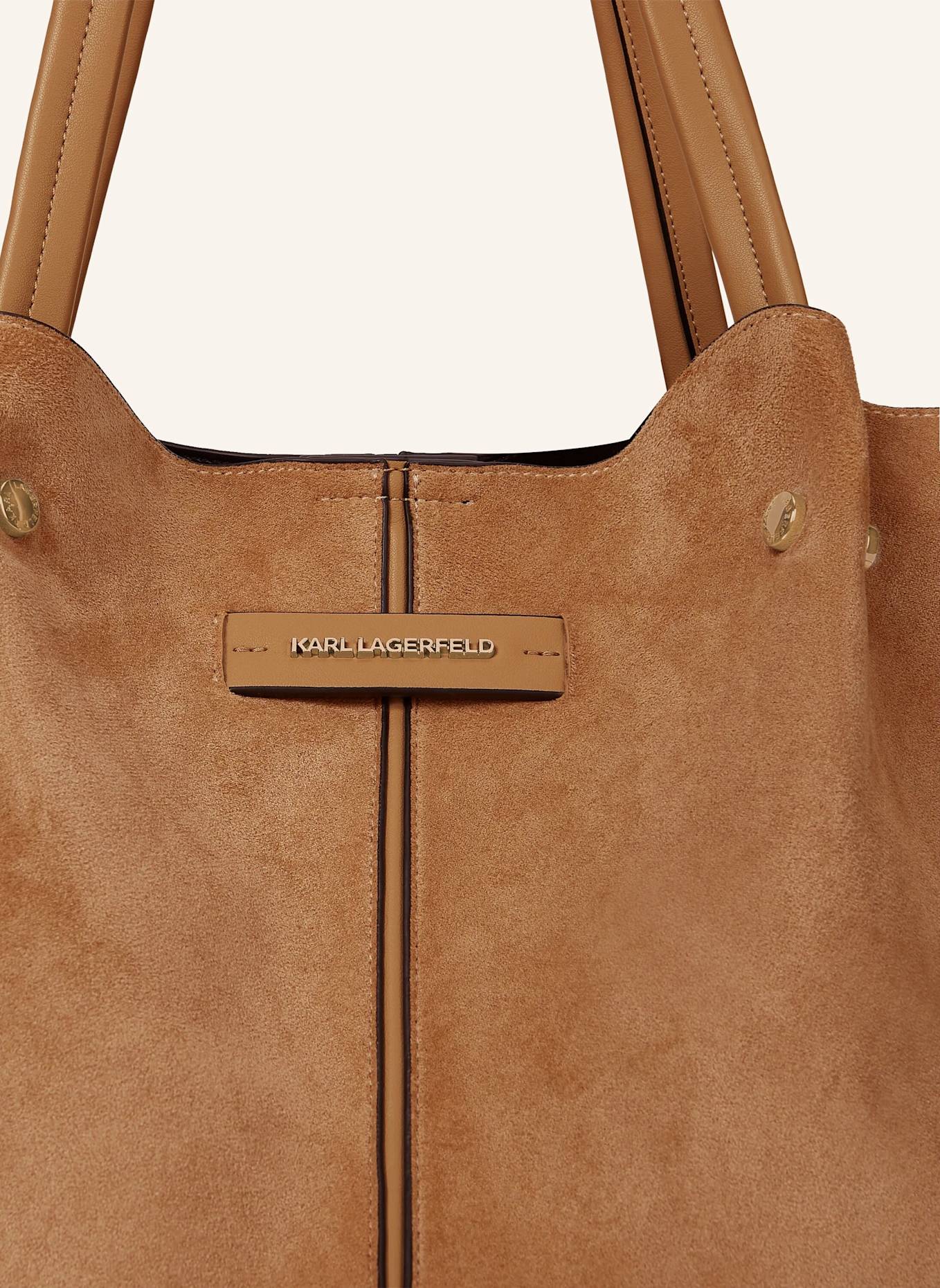 KARL LAGERFELD Handtasche: BRAUN