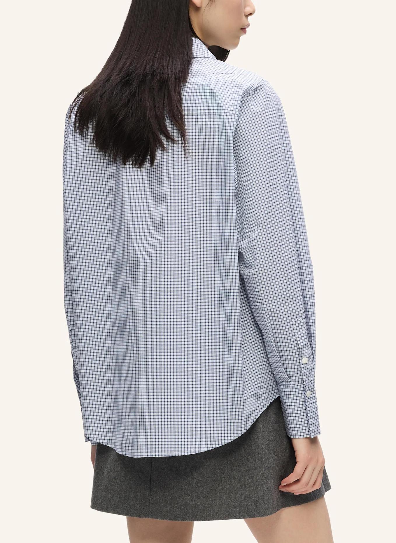 KARL LAGERFELD Bluse: WEISS/ BLAU