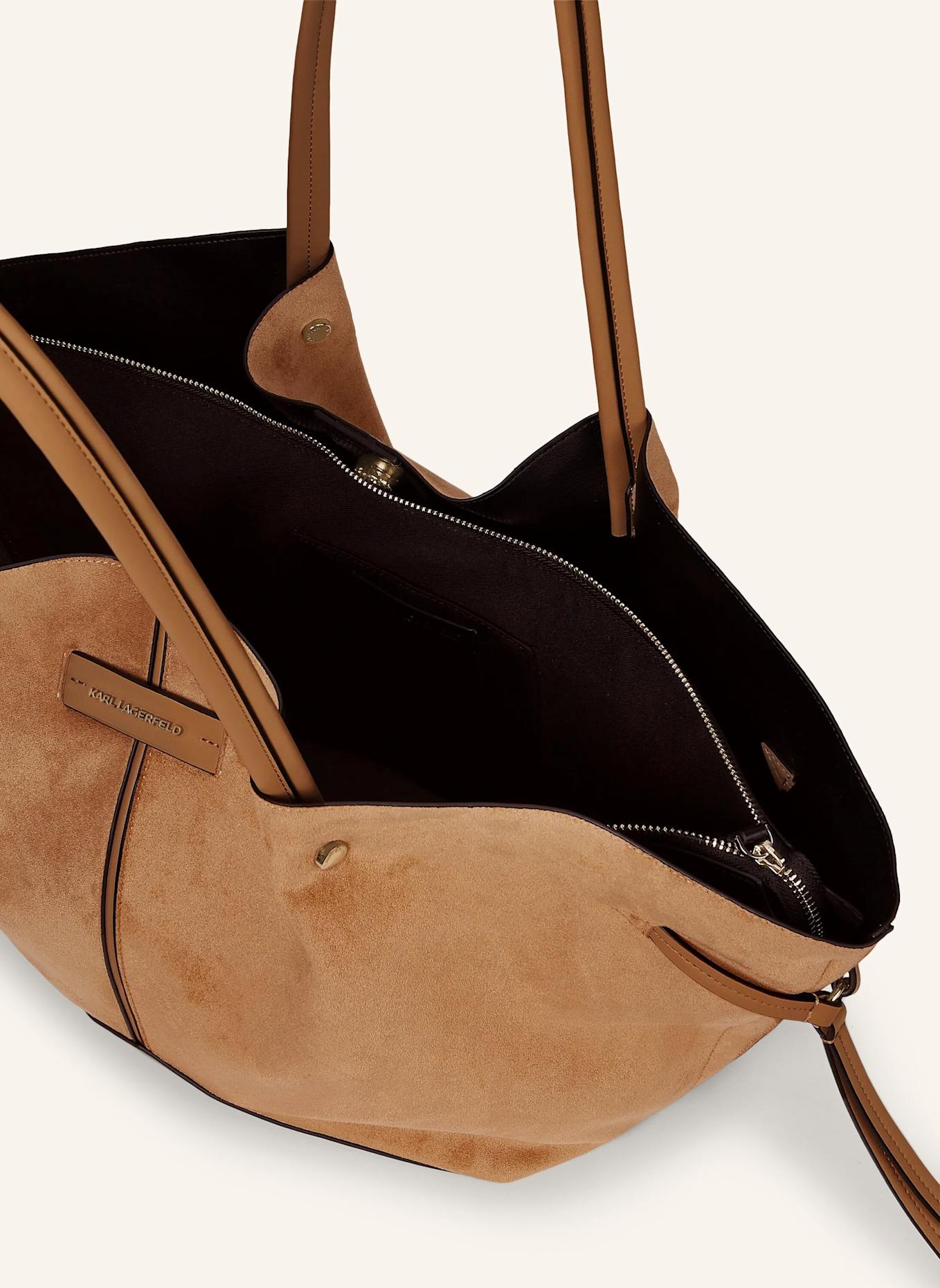 KARL LAGERFELD Handtasche: BRAUN