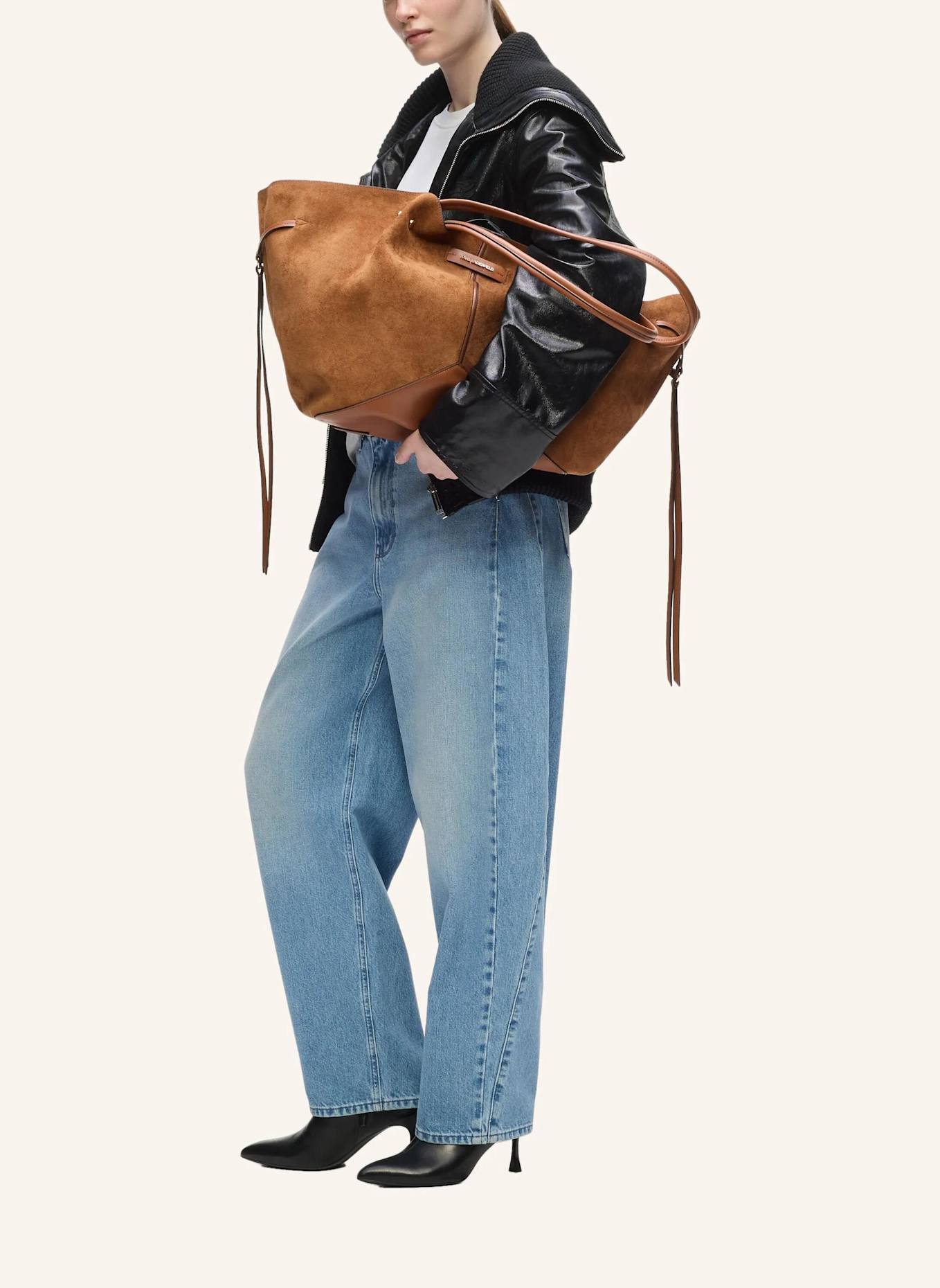 KARL LAGERFELD Handtasche: BRAUN
