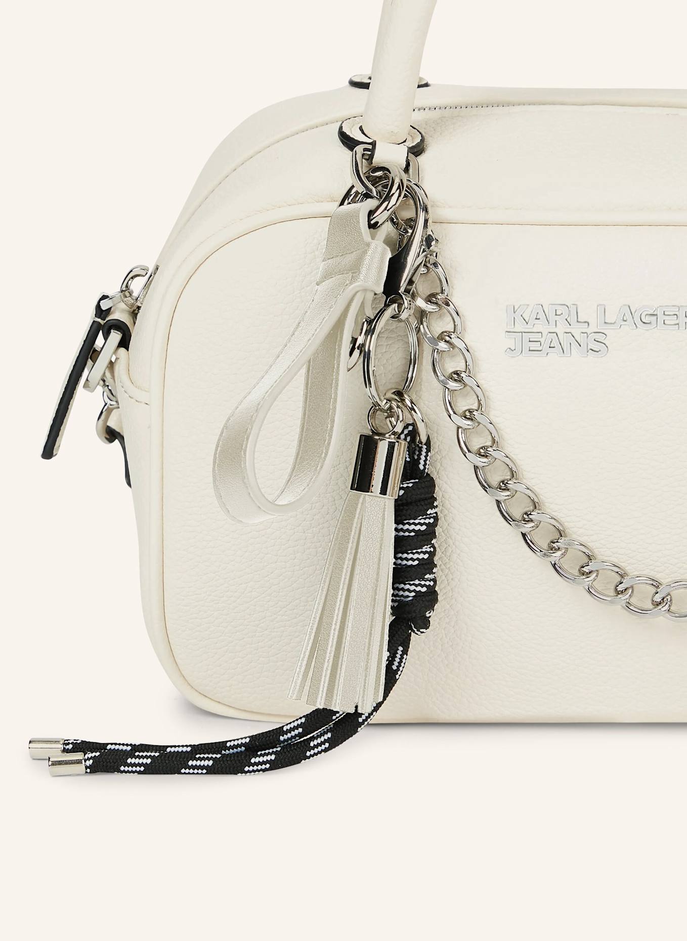 KARL LAGERFELD JEANS Tasche: WEISS