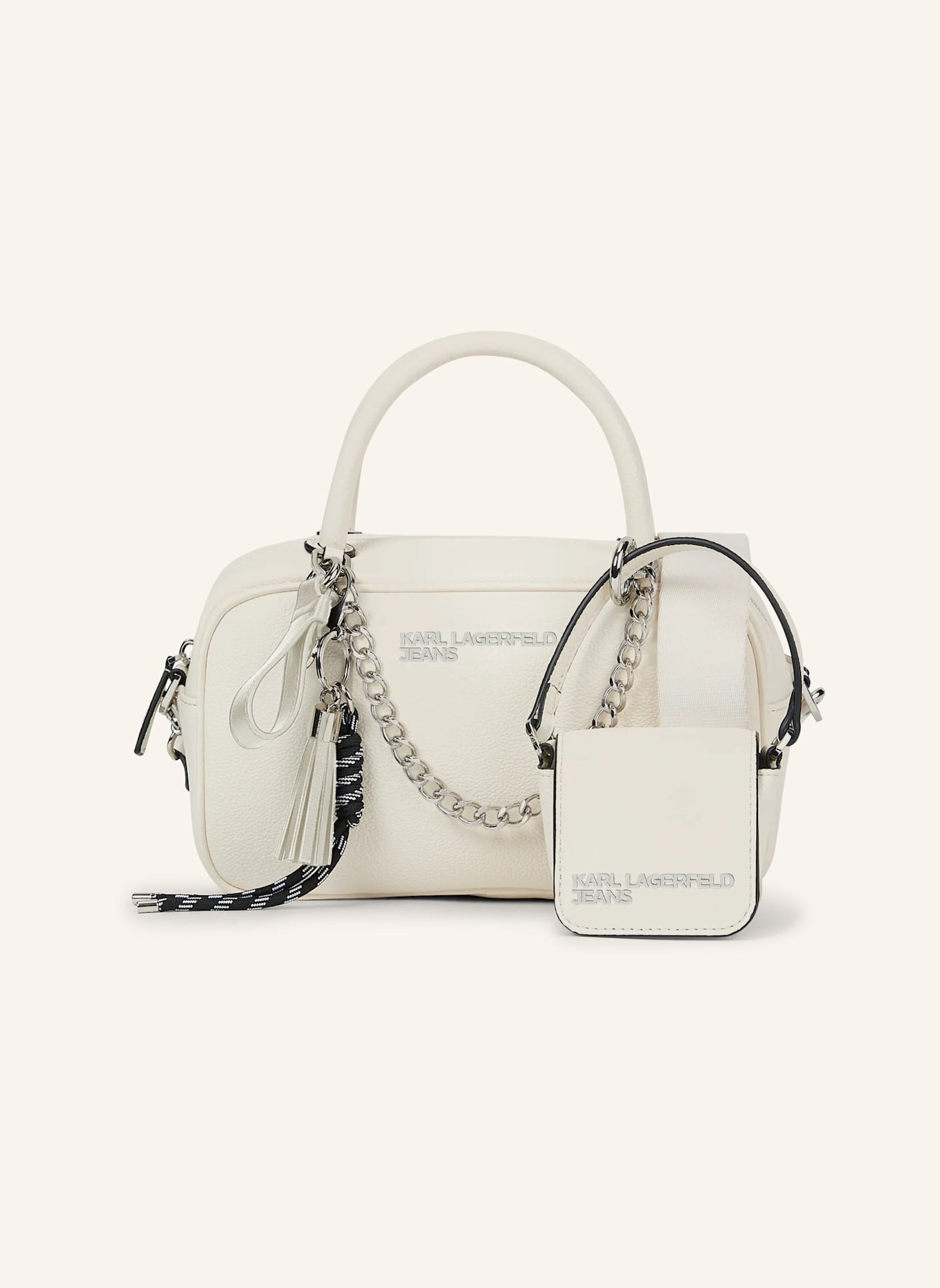 KARL LAGERFELD JEANS Tasche: WEISS