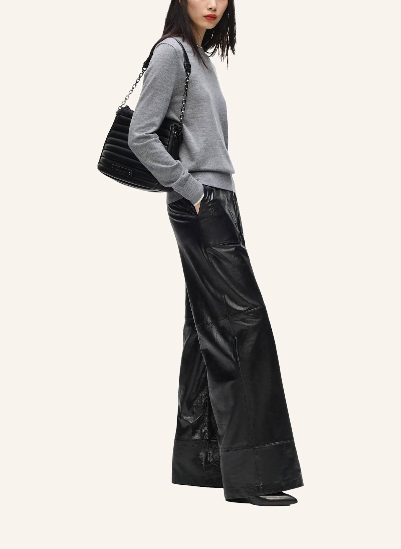 KARL LAGERFELD Sweatshirt: GRAU