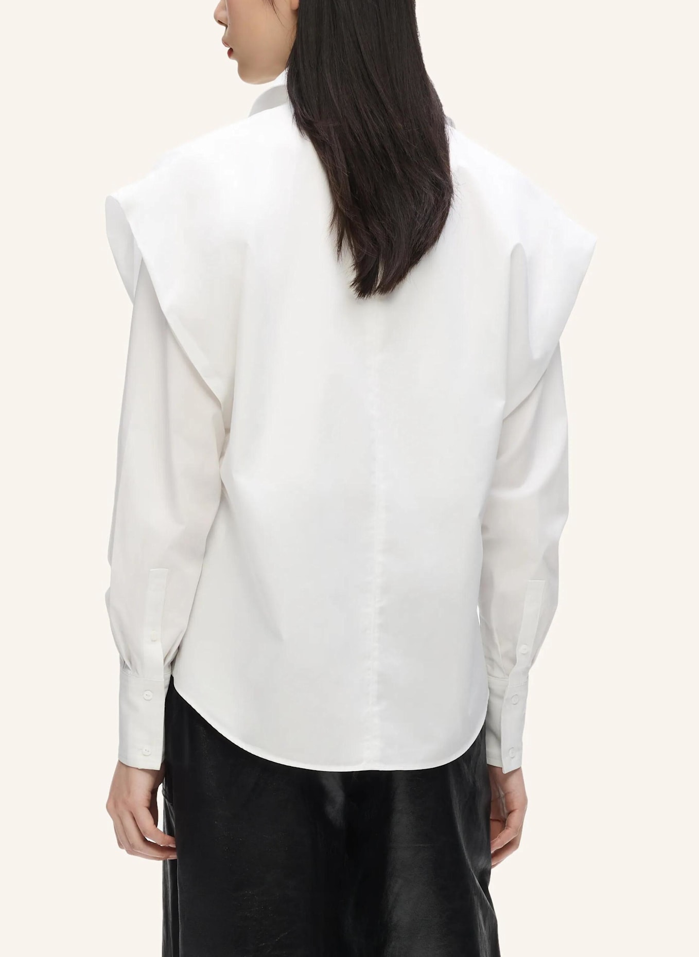 KARL LAGERFELD Bluse: WEISS