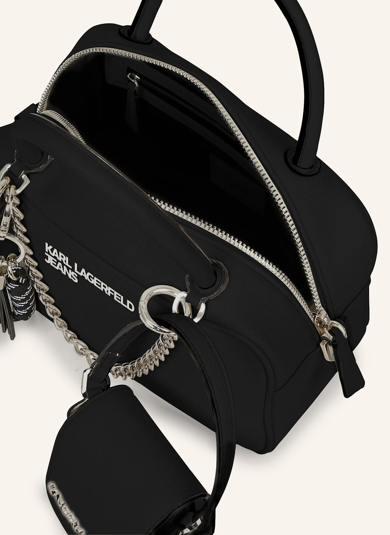 KARL LAGERFELD JEANS Tasche: SCHWARZ