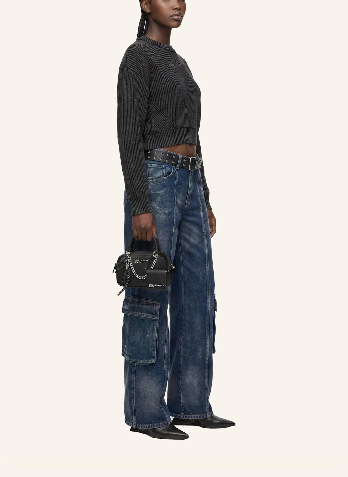 KARL LAGERFELD JEANS Tasche: SCHWARZ