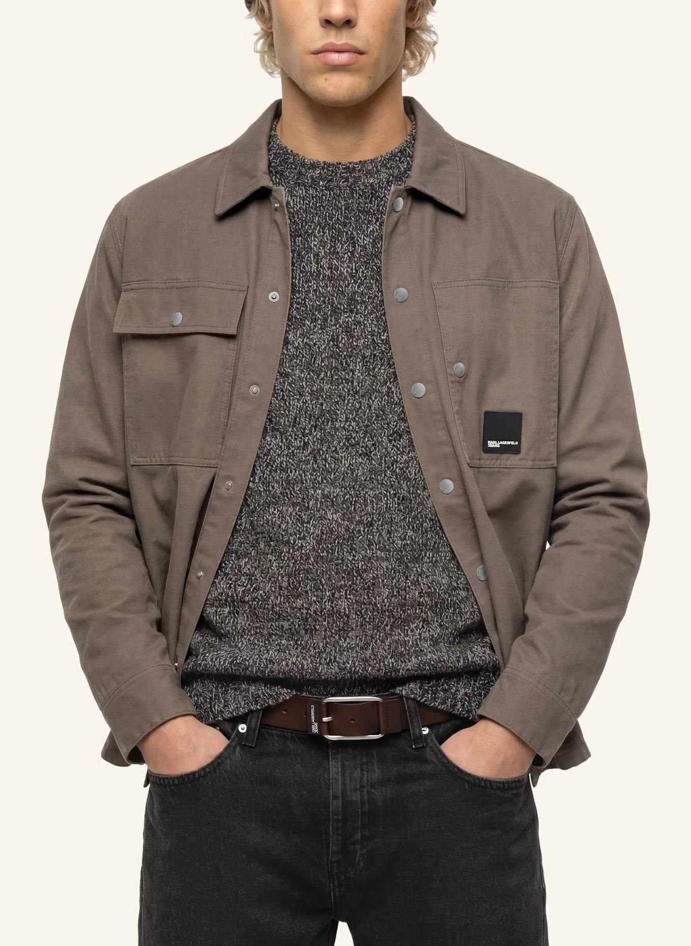KARL LAGERFELD JEANS Jacke: BRAUN