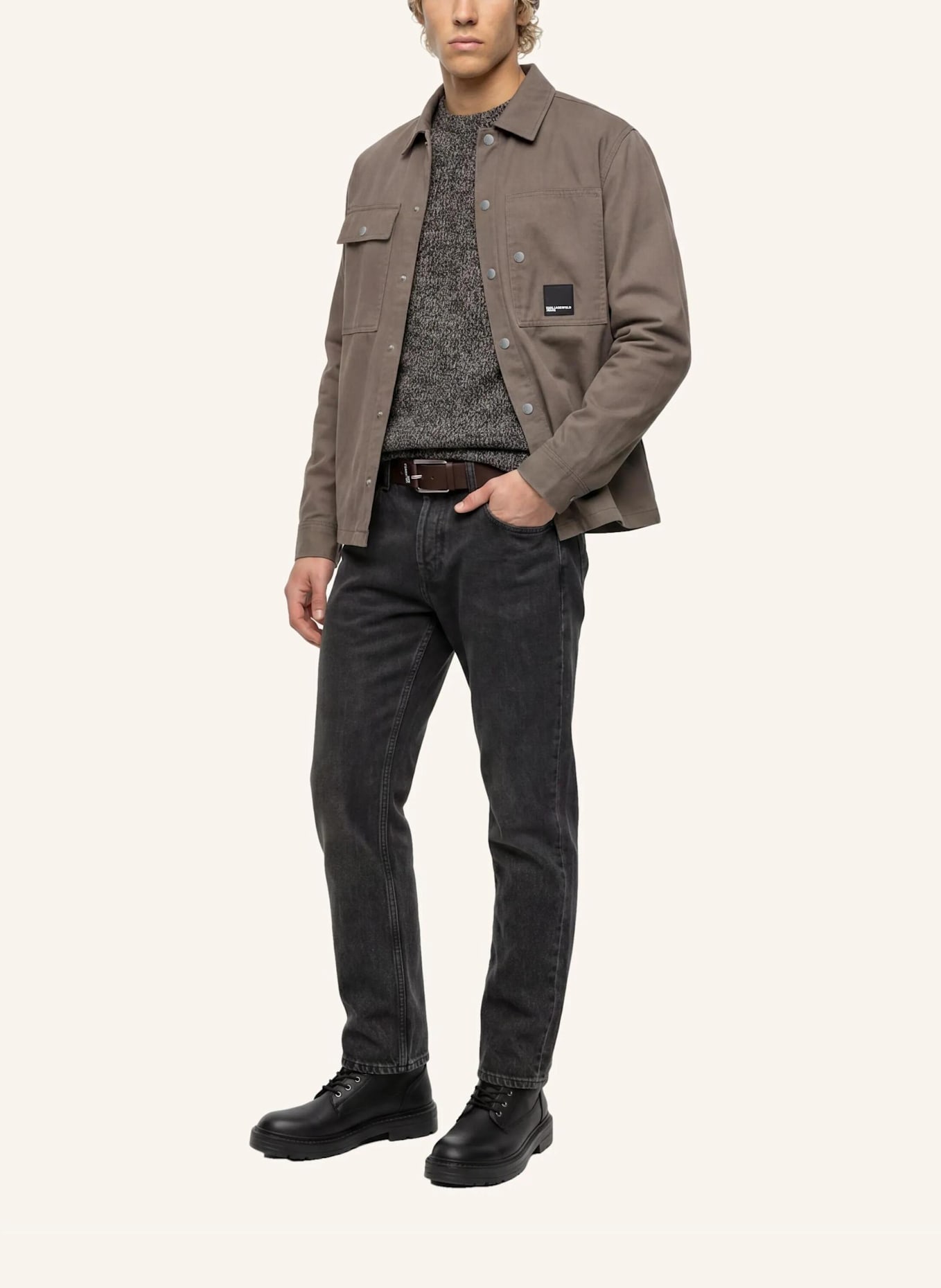 KARL LAGERFELD JEANS Jacke: BRAUN