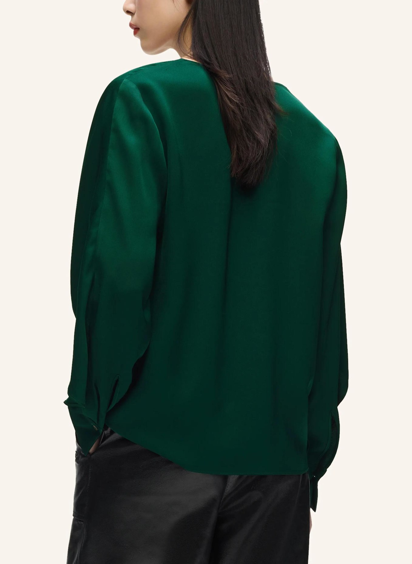 KARL LAGERFELD Bluse: GRÜN