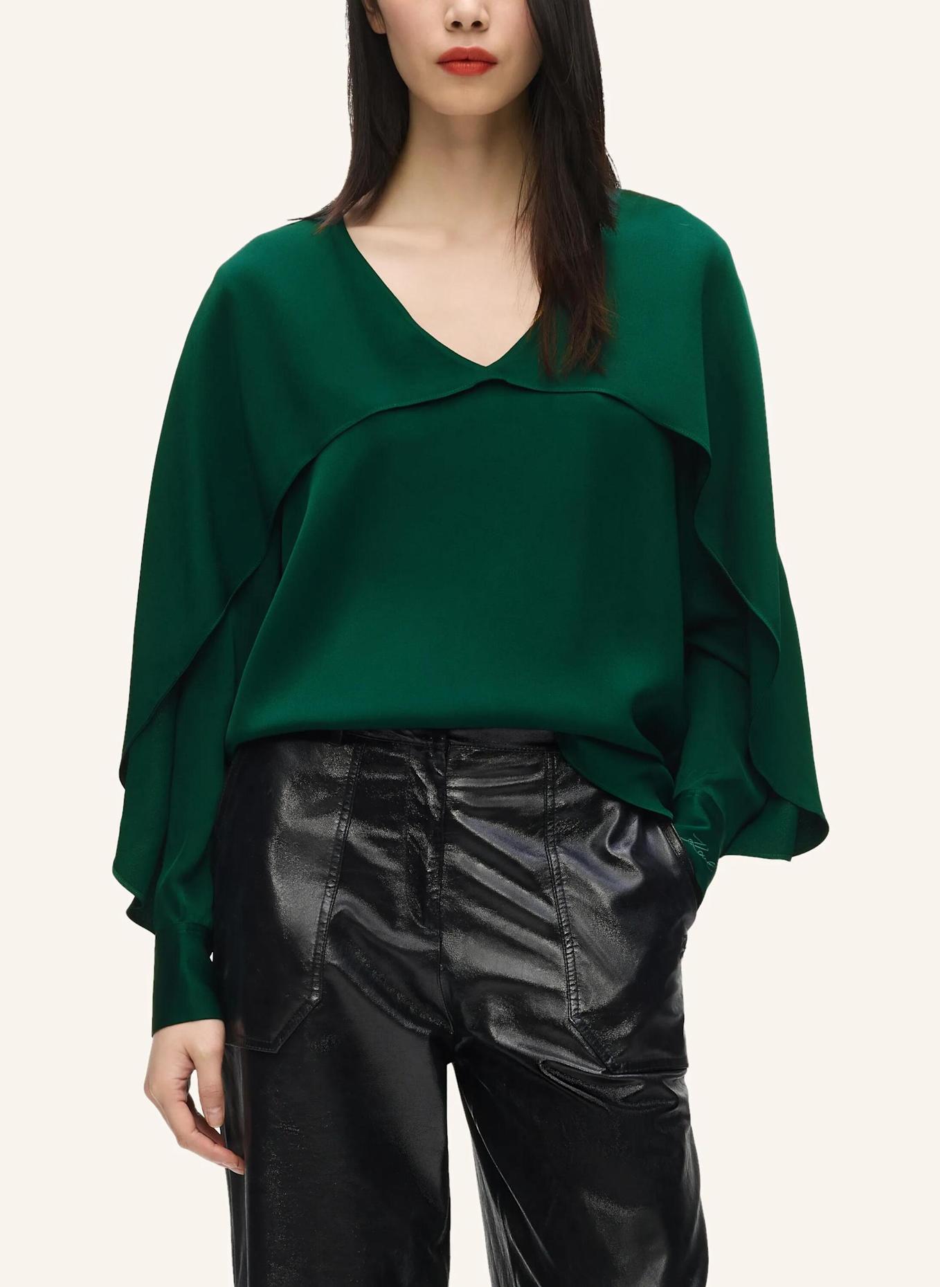 KARL LAGERFELD Bluse: GRÜN