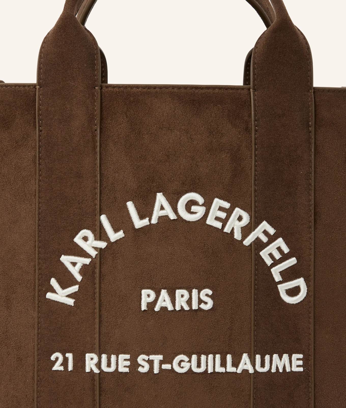 KARL LAGERFELD Handtasche: BRAUN