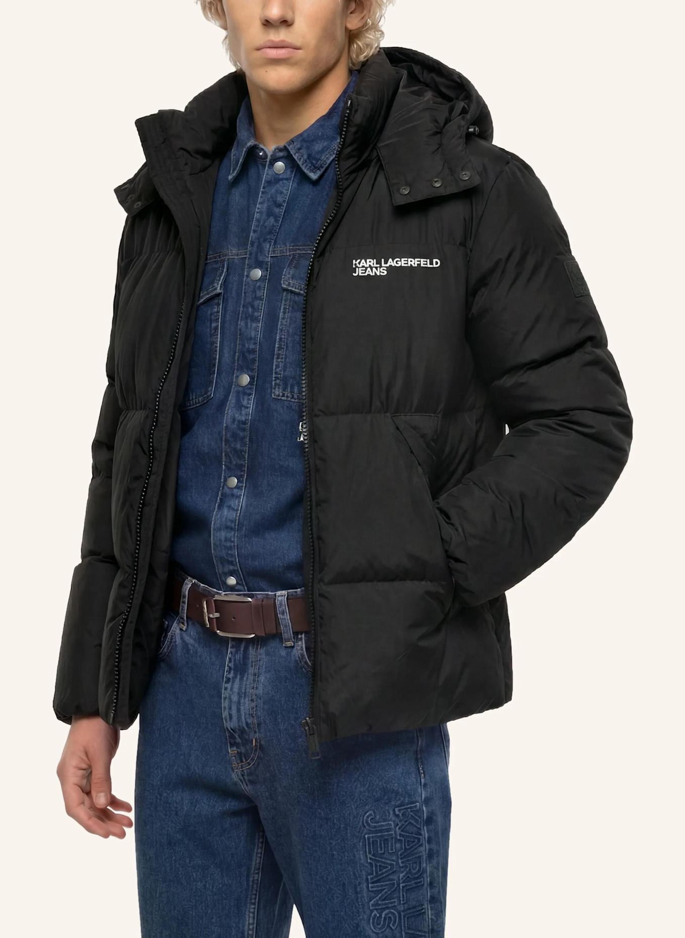 KARL LAGERFELD JEANS Jacke: SCHWARZ