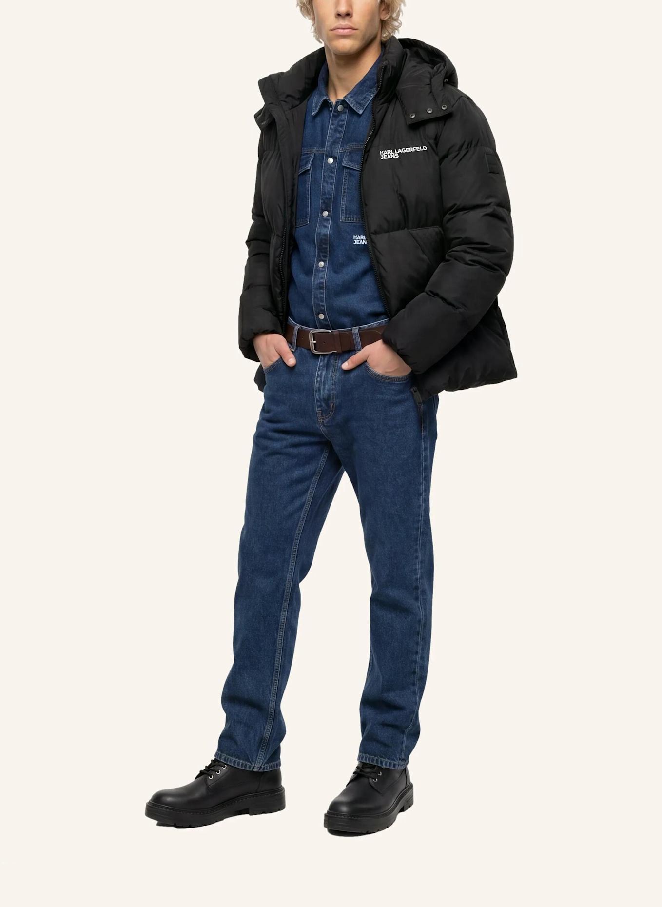 KARL LAGERFELD JEANS Jacke: SCHWARZ