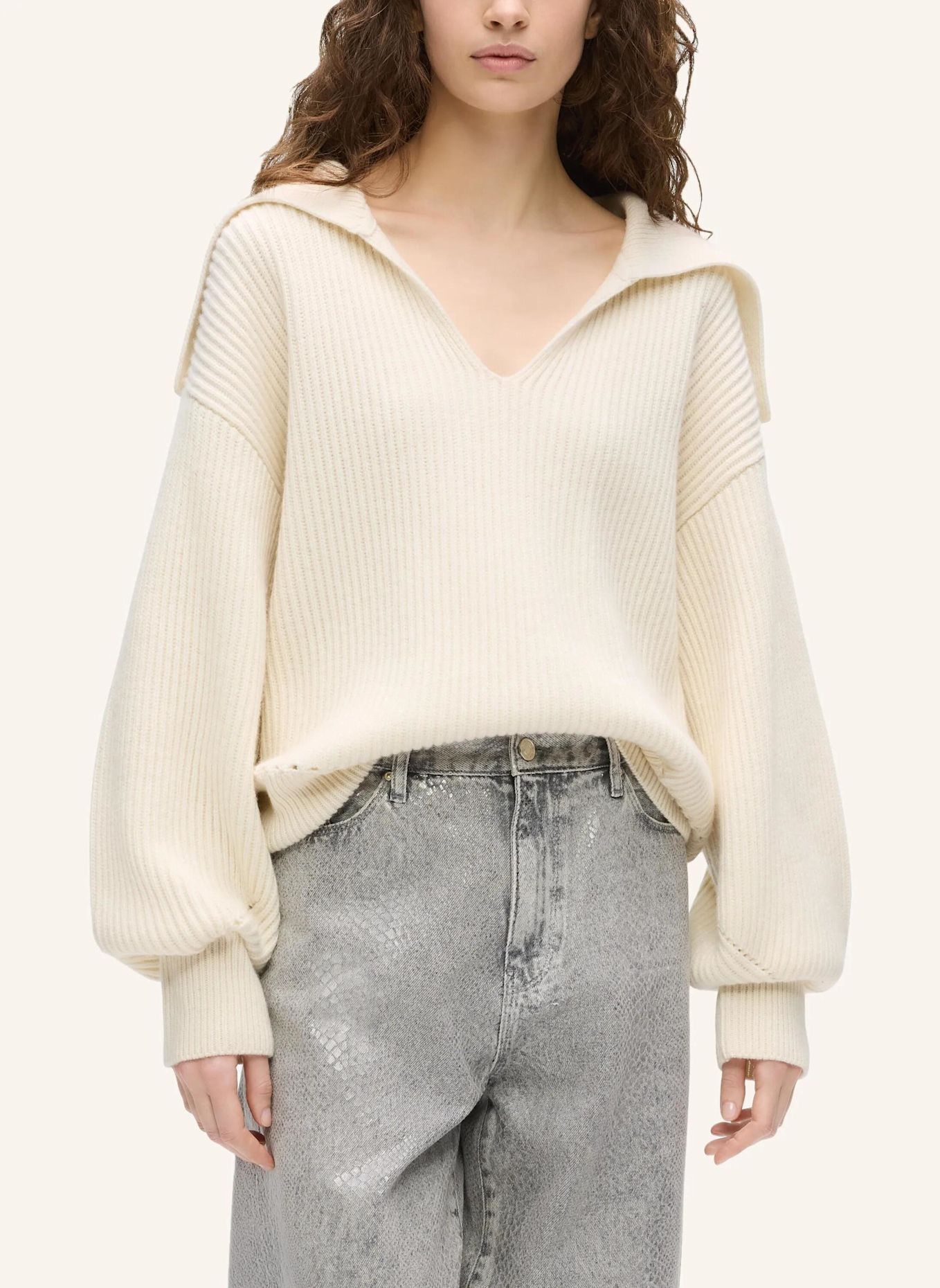KARL LAGERFELD Top: BEIGE