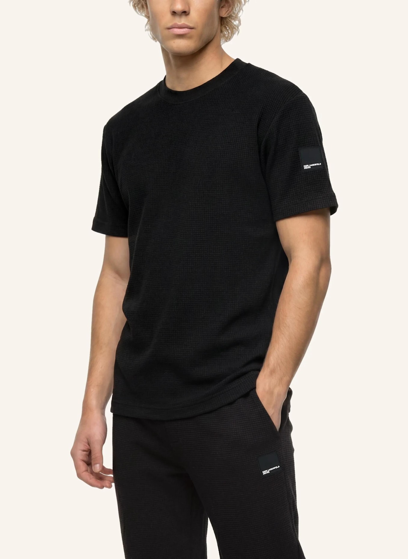 KARL LAGERFELD JEANS T-shirt: SCHWARZ