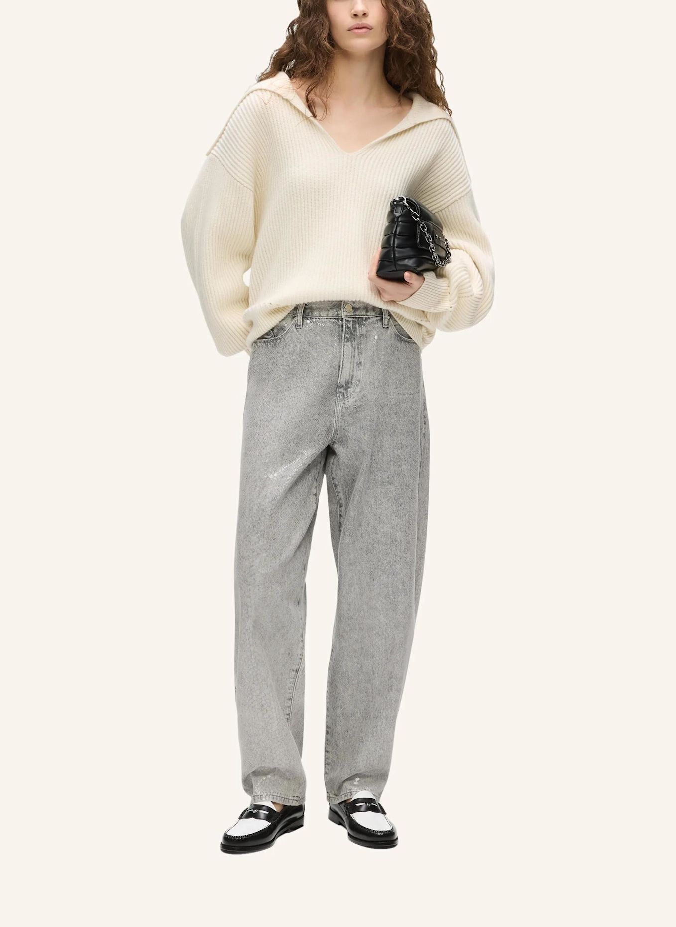KARL LAGERFELD Top: BEIGE