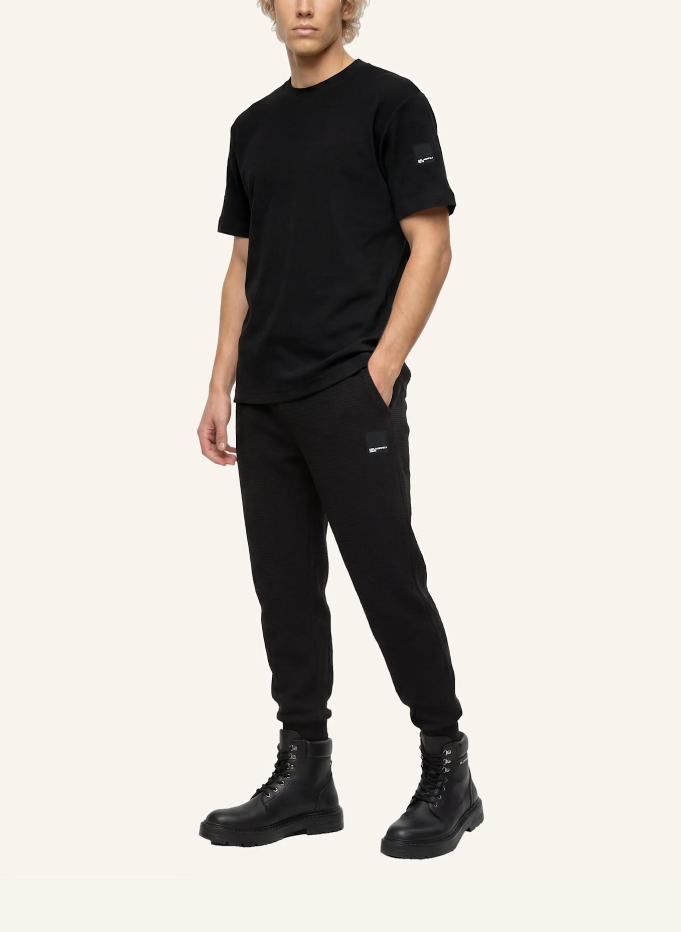KARL LAGERFELD JEANS T-shirt: SCHWARZ