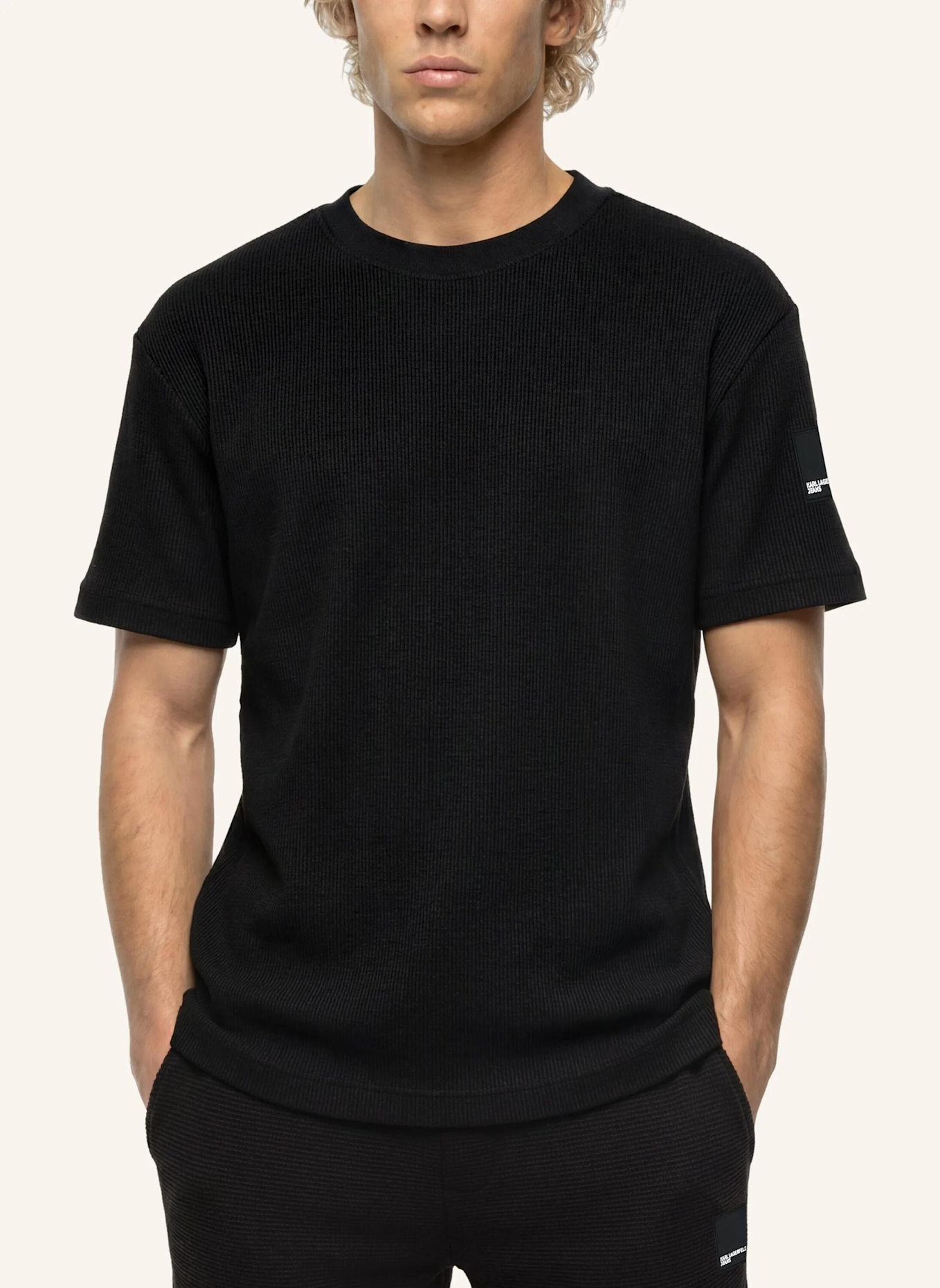 KARL LAGERFELD JEANS T-shirt: SCHWARZ