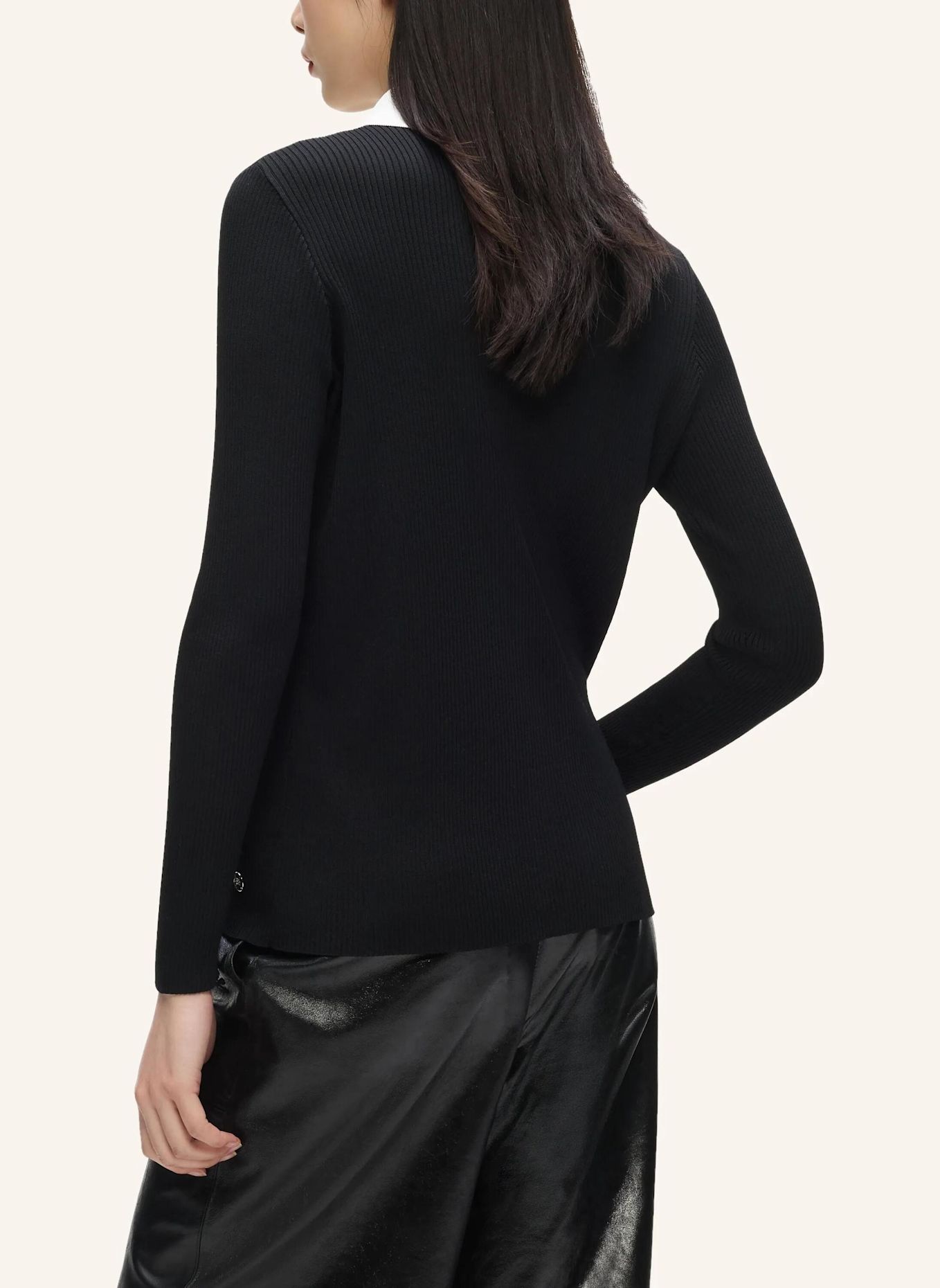KARL LAGERFELD Top: SCHWARZ