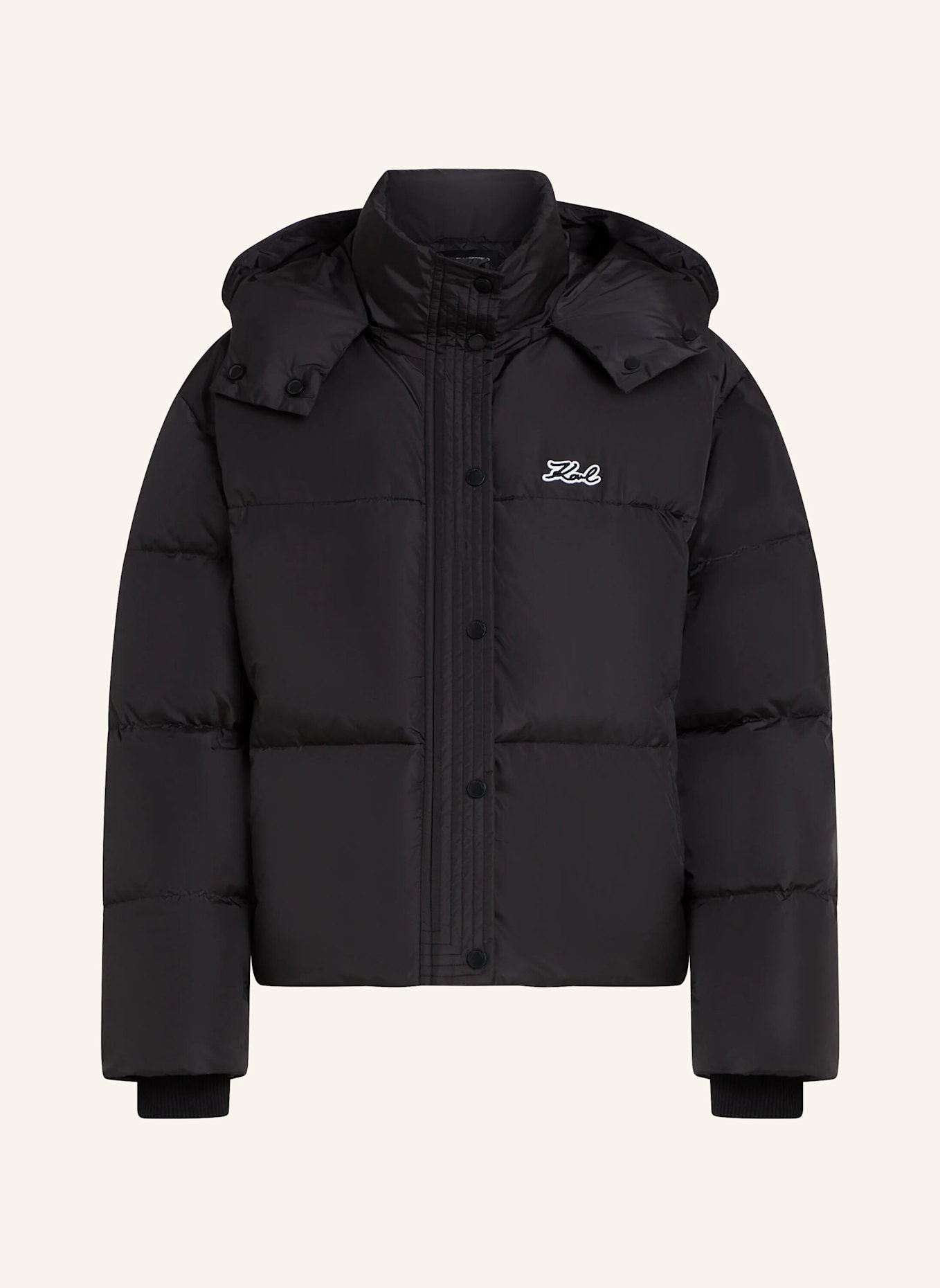KARL LAGERFELD Mantel: SCHWARZ