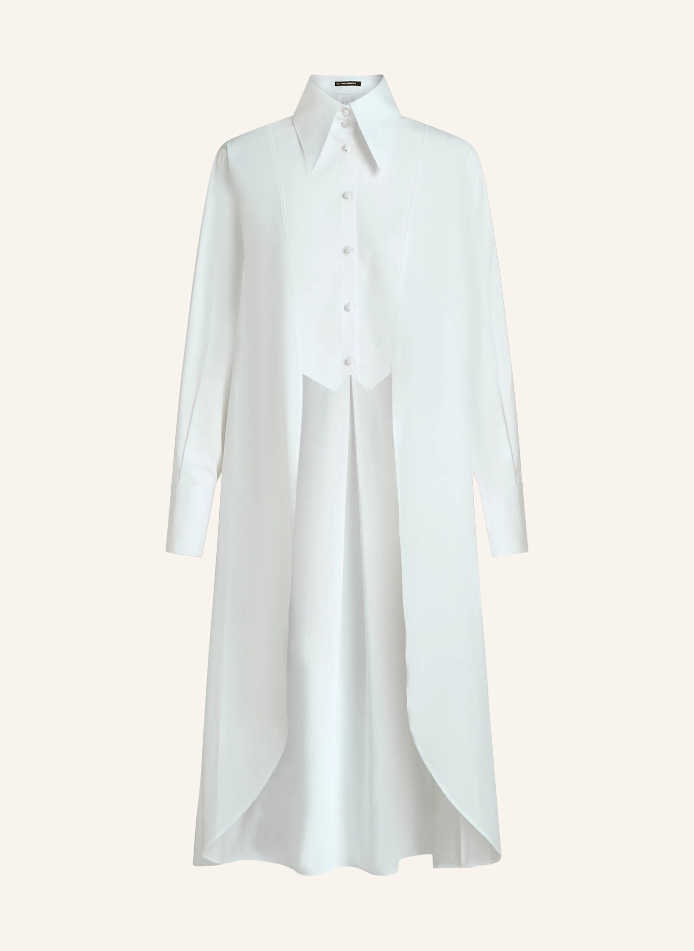 KARL LAGERFELD Bluse: WEISS