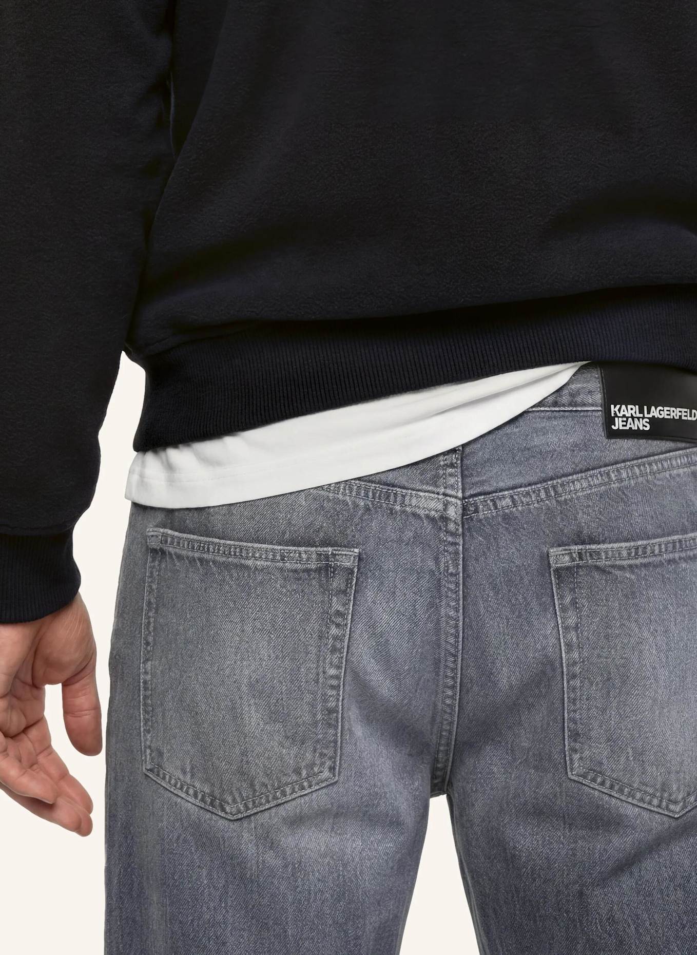 KARL LAGERFELD JEANS Jeans: HELLGRAU